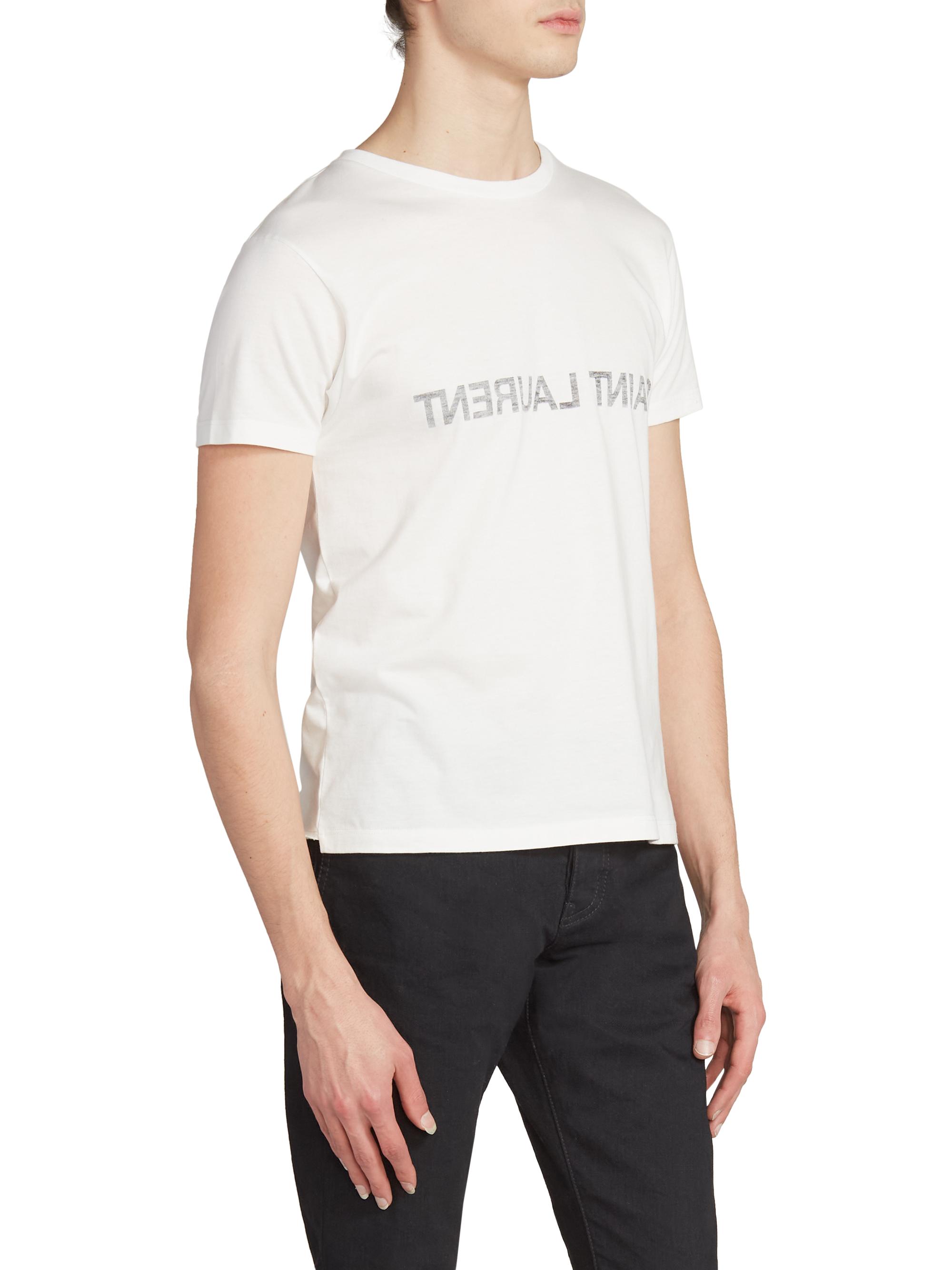 【専用】SAINT LAURENT　リバースロゴ Tシャツ　XXL 専用】SAINT LAURENT リバースロゴ Tシャツ XXL