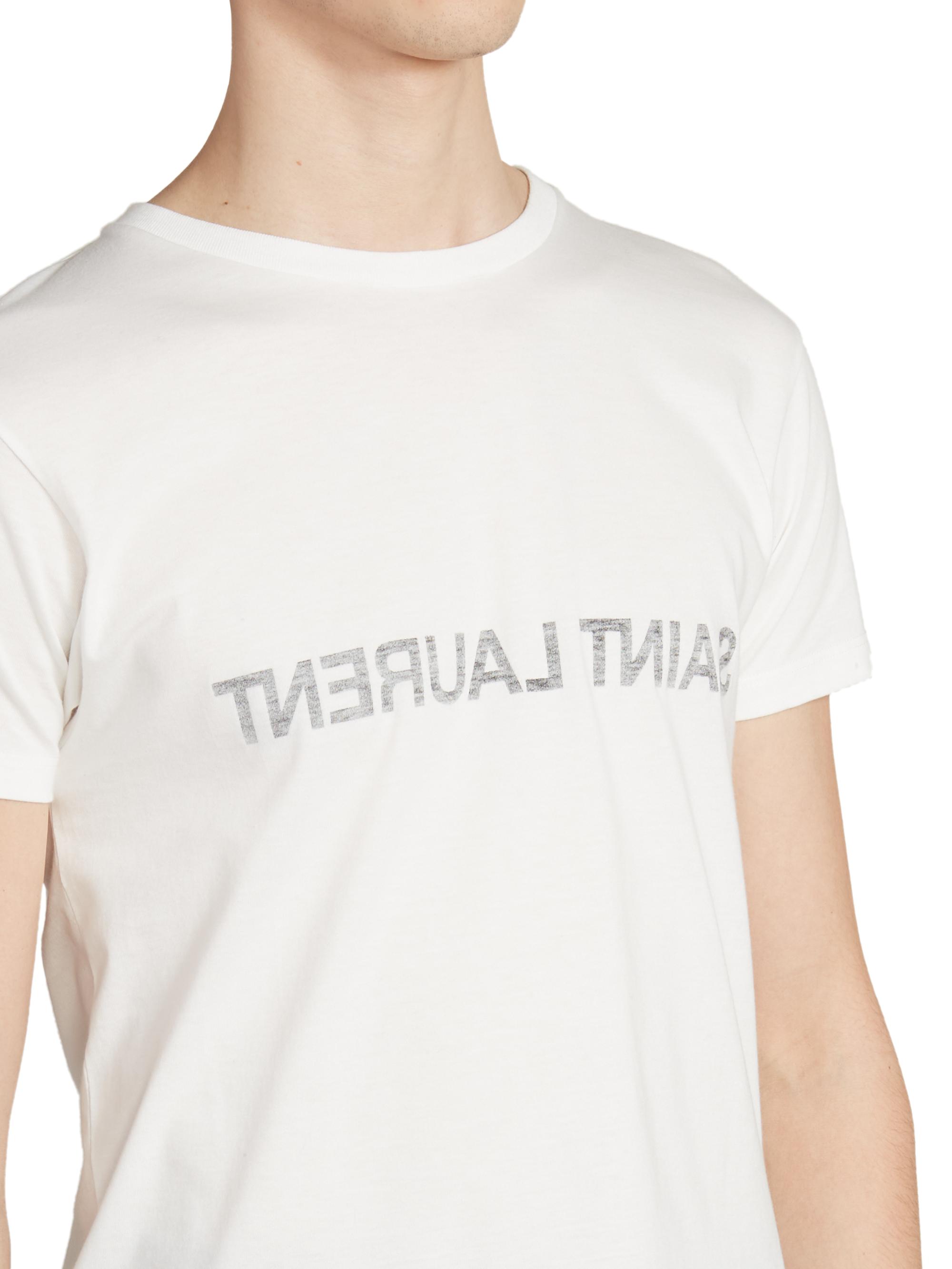 Saint Laurent Reverse Logo T-Shirt | Saks Fifth Avenue