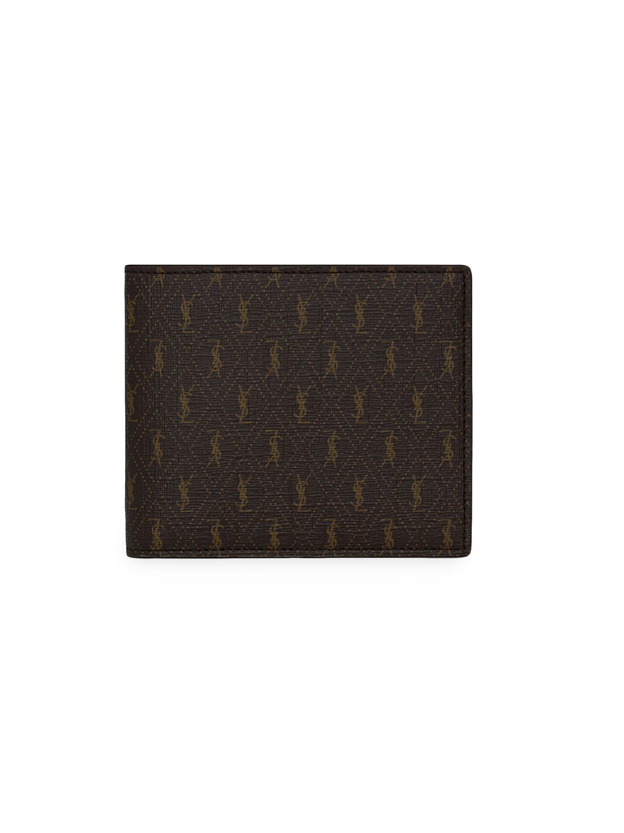 Saint Laurent Men's Monogram Logo Wallet