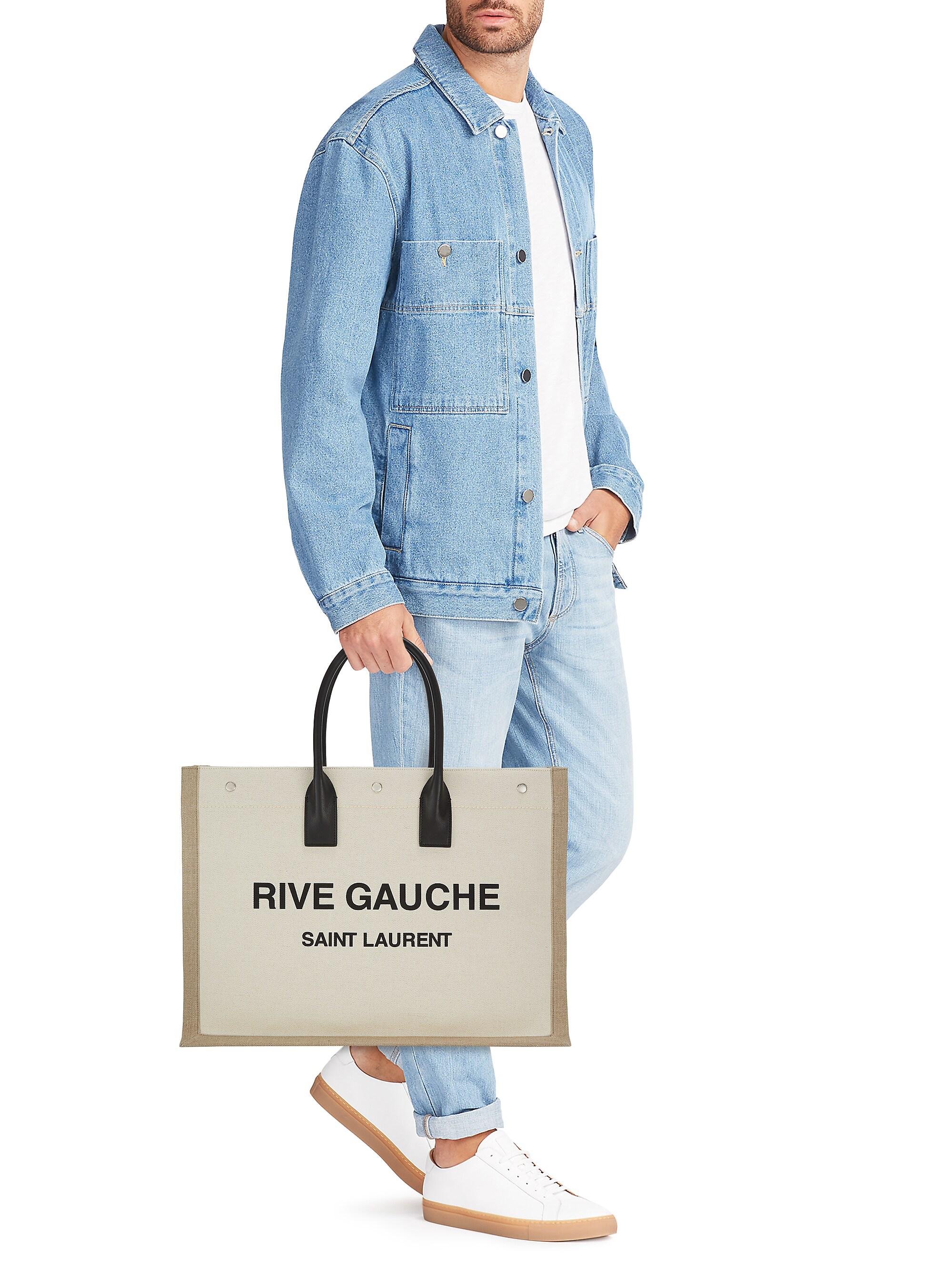 Saint Laurent Rive Gauche Tote Bag | Saks Fifth Avenue