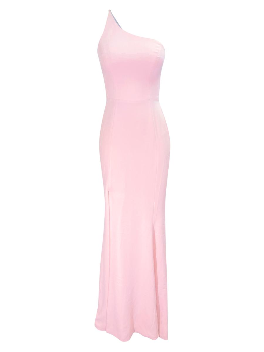 Dress The Population Amy One-Shoulder Bodycon Maxi Dress