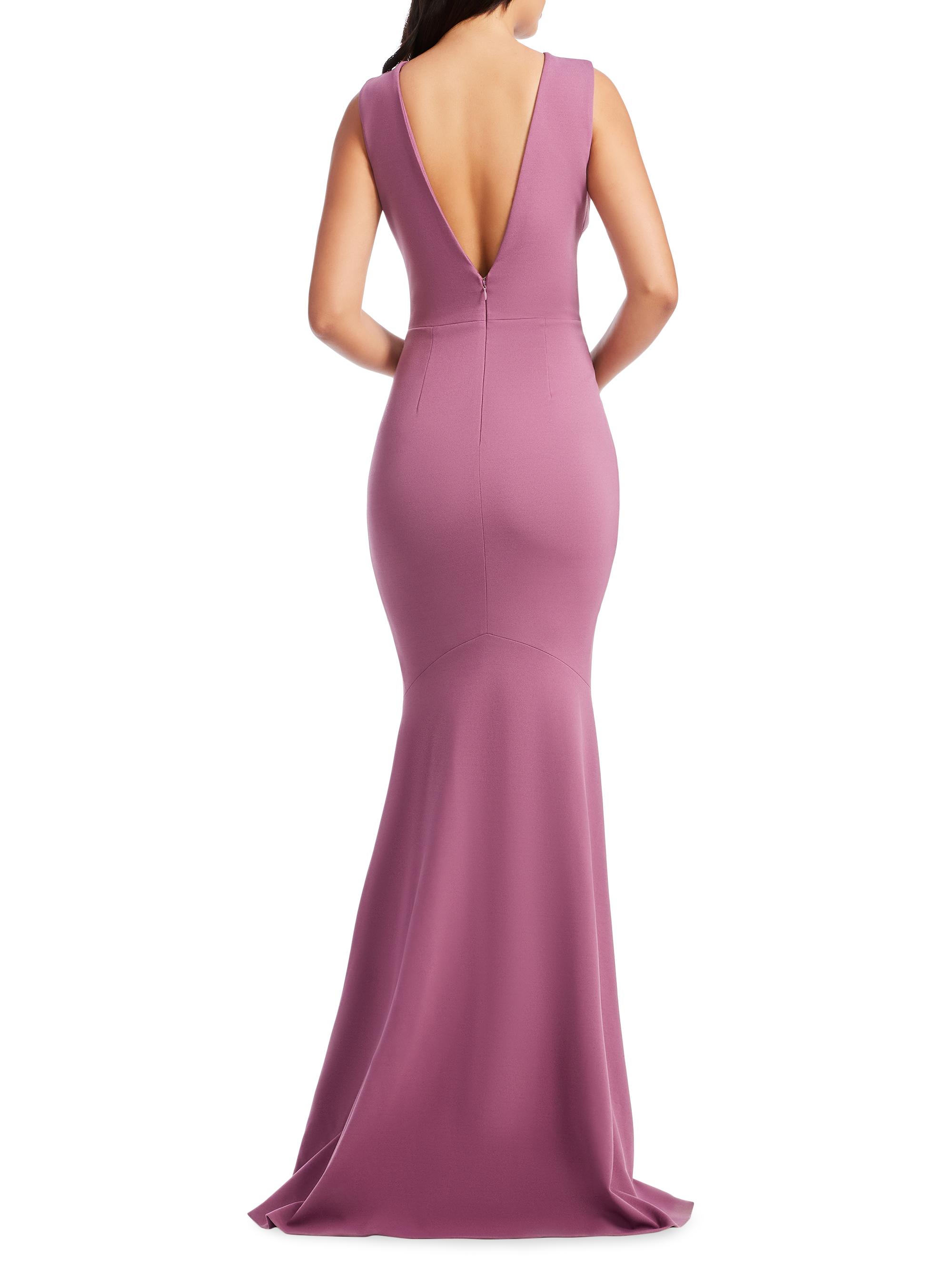chinese dress ladies Helena Floral Velvet Burnout Mermaid Dress main image 0