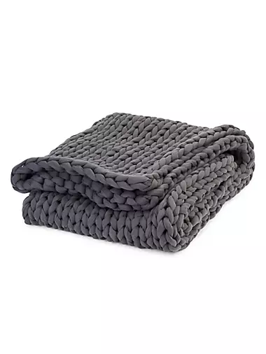 Cotton Napper Weighted Knit Blanket