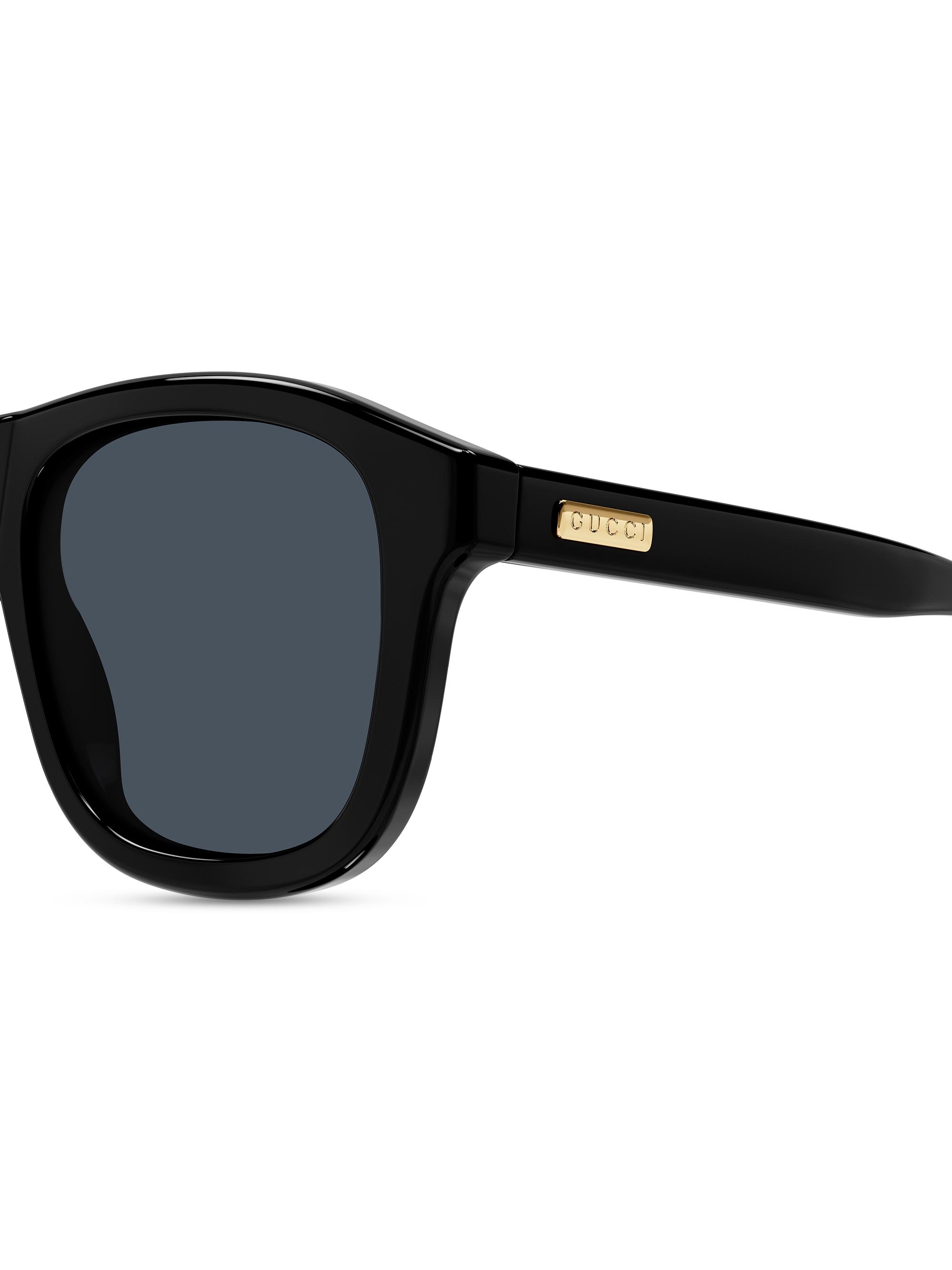 Gucci 80s Monocolor 54MM Acetate Pilot Sunglasses | Saks Fifth Avenue