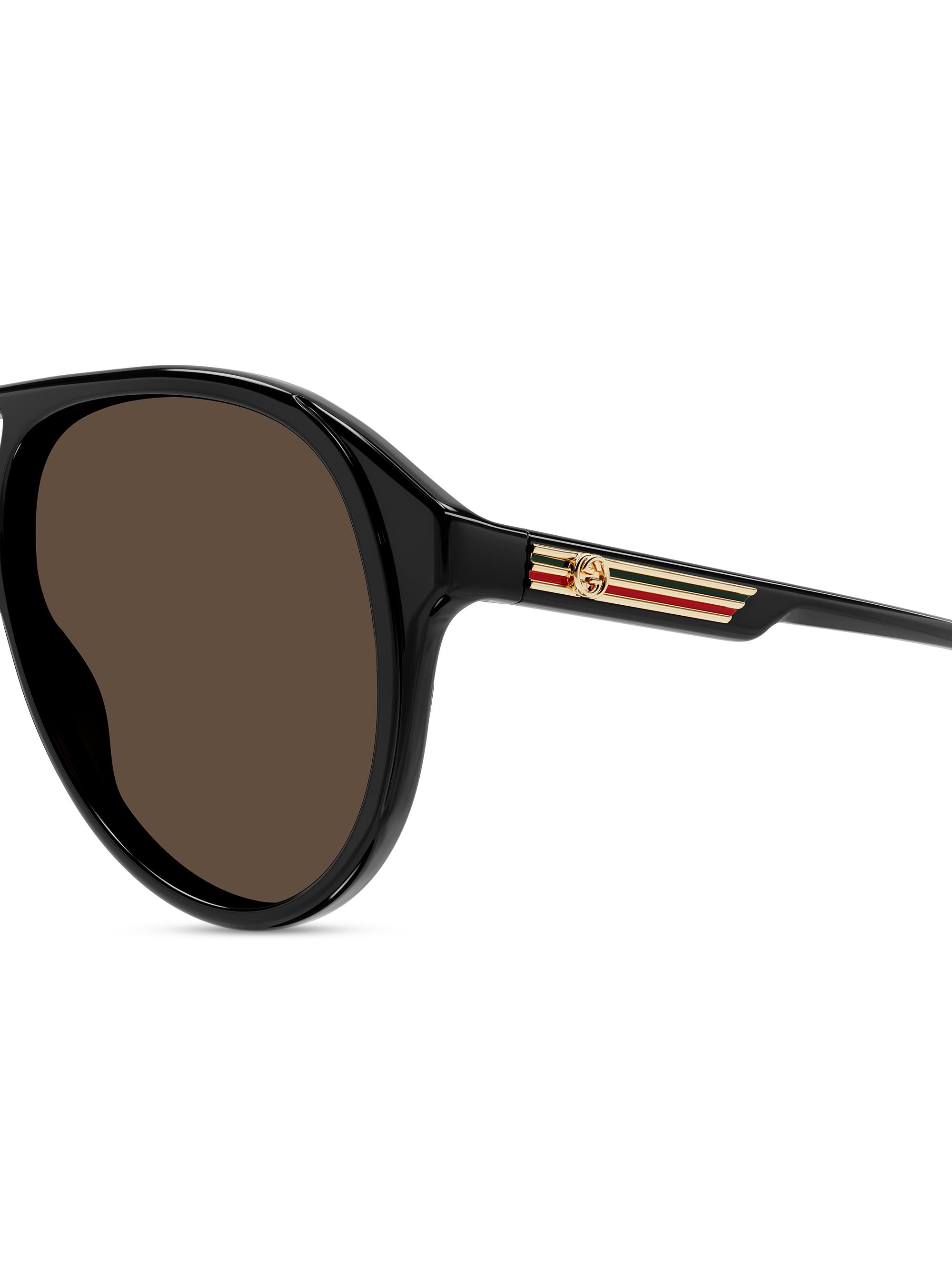 Gucci Archive Details 59MM Acetate Web Pilot Sunglasses | Saks