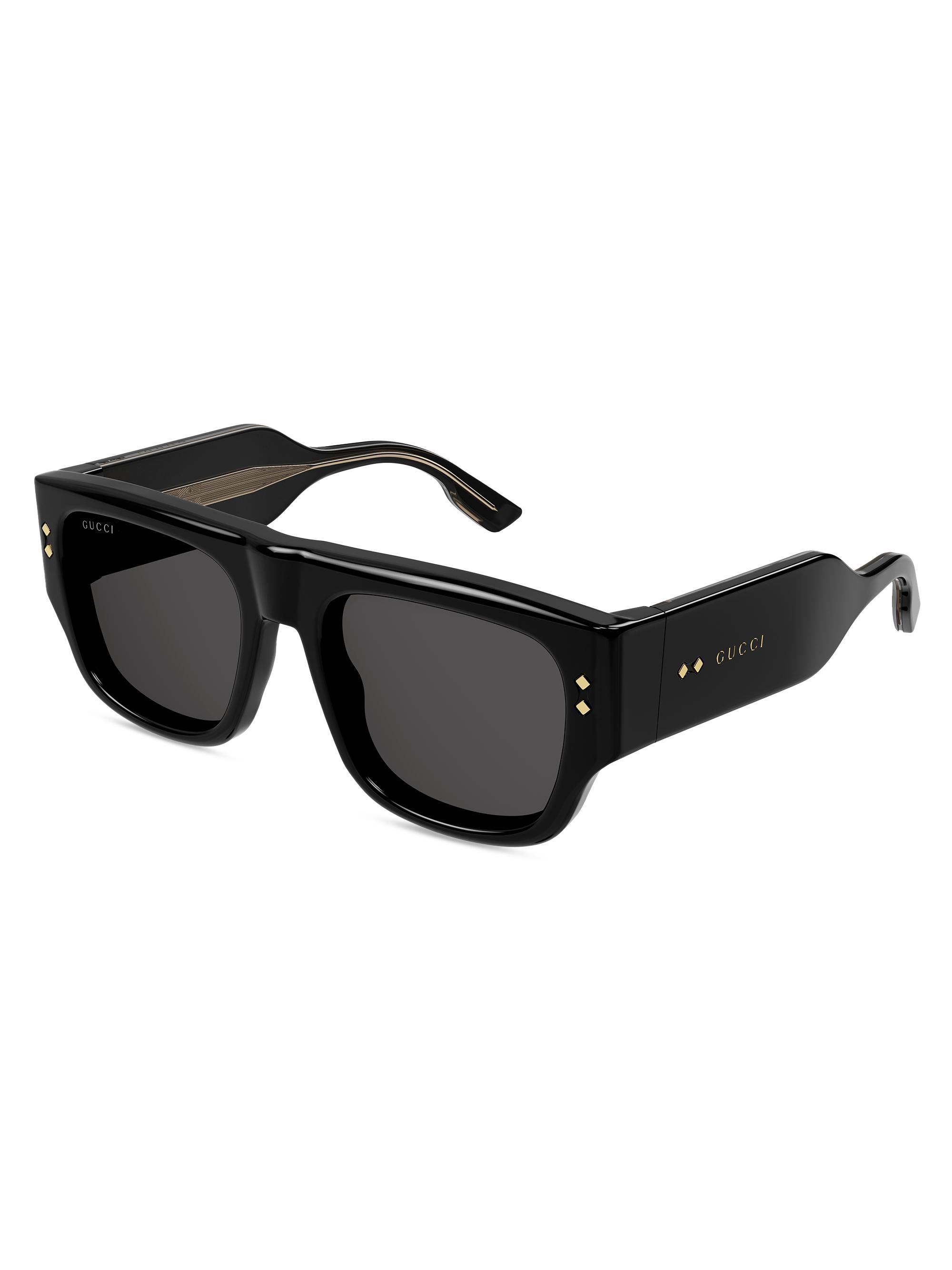 グッチ ACOG×ELCAN Rectangular frame sunglasses in black