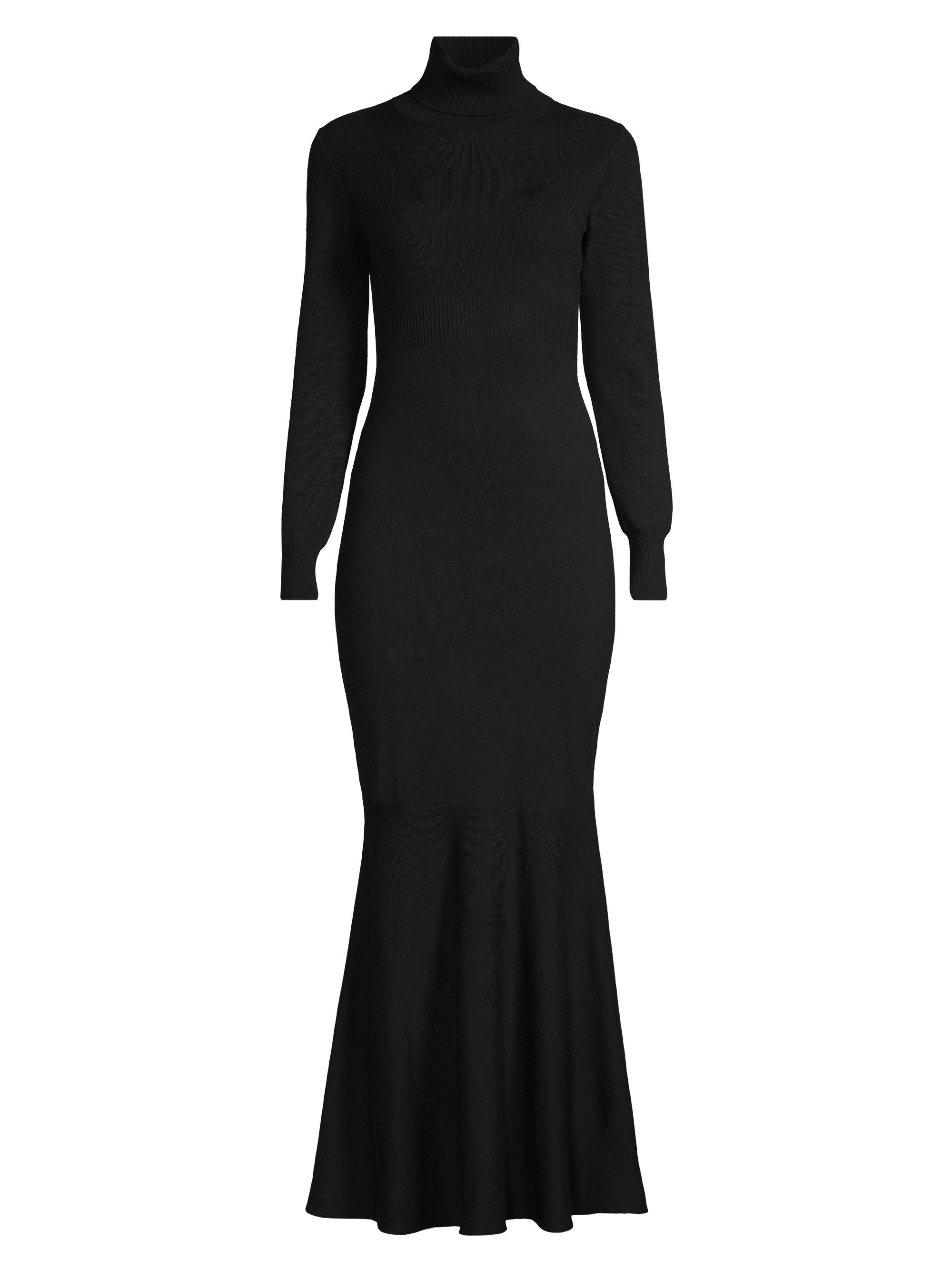 Toccin Women's Gabriela Turtleneck Sweater Dress - Jet