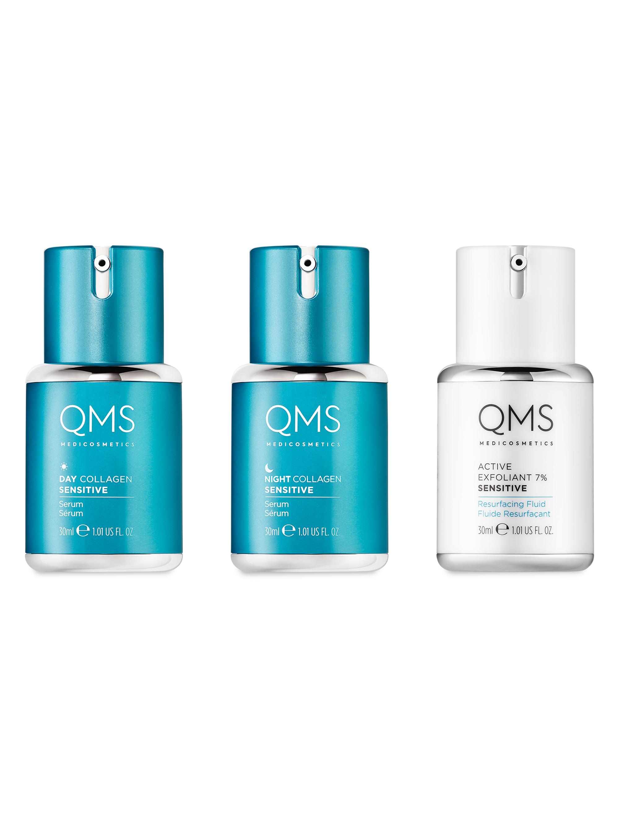 QMS Medicosmetics Women's Collagen System Sensitive 3-Step Routine