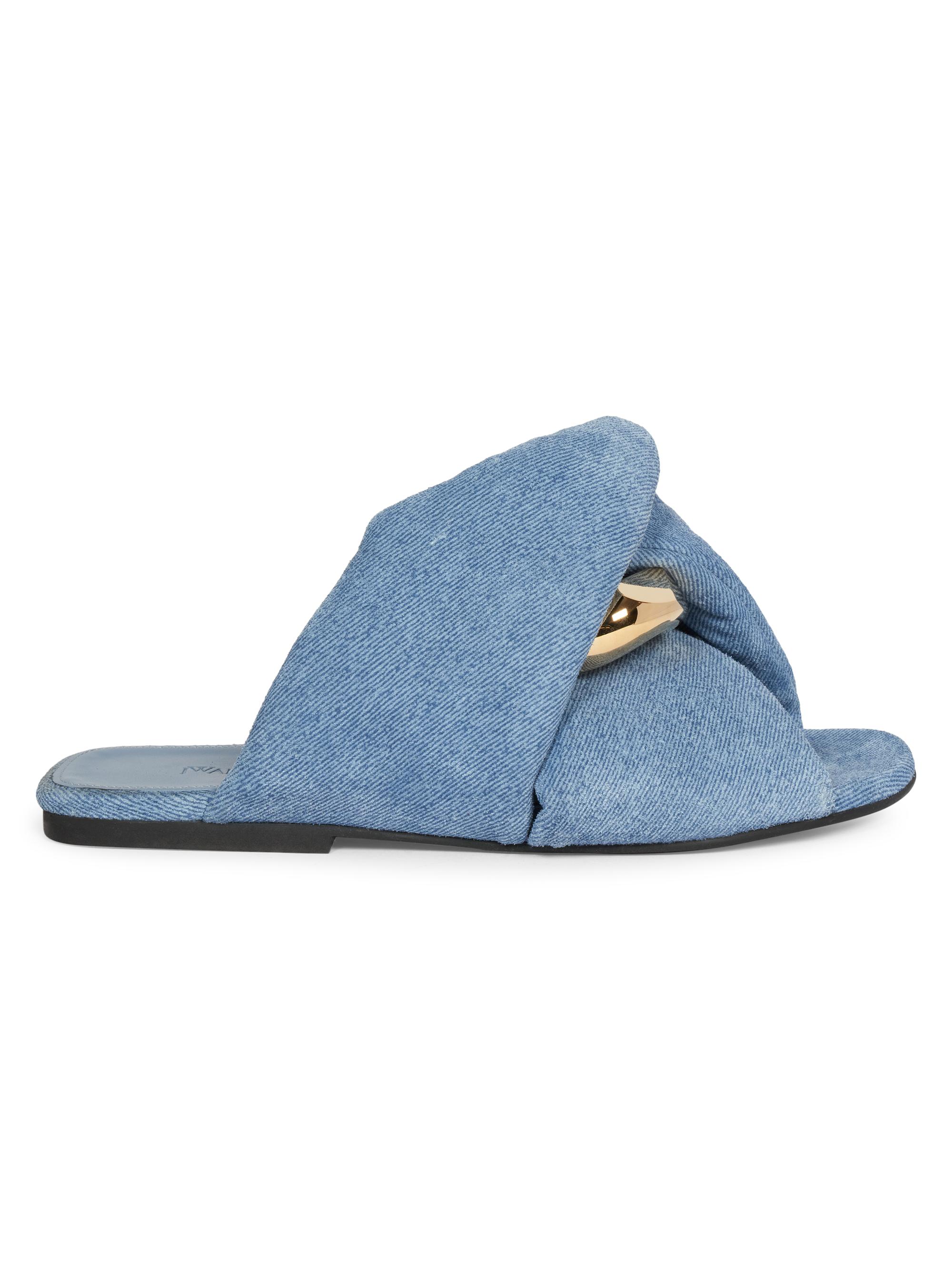 JW Anderson Padded Denim Sandals | Saks Fifth Avenue