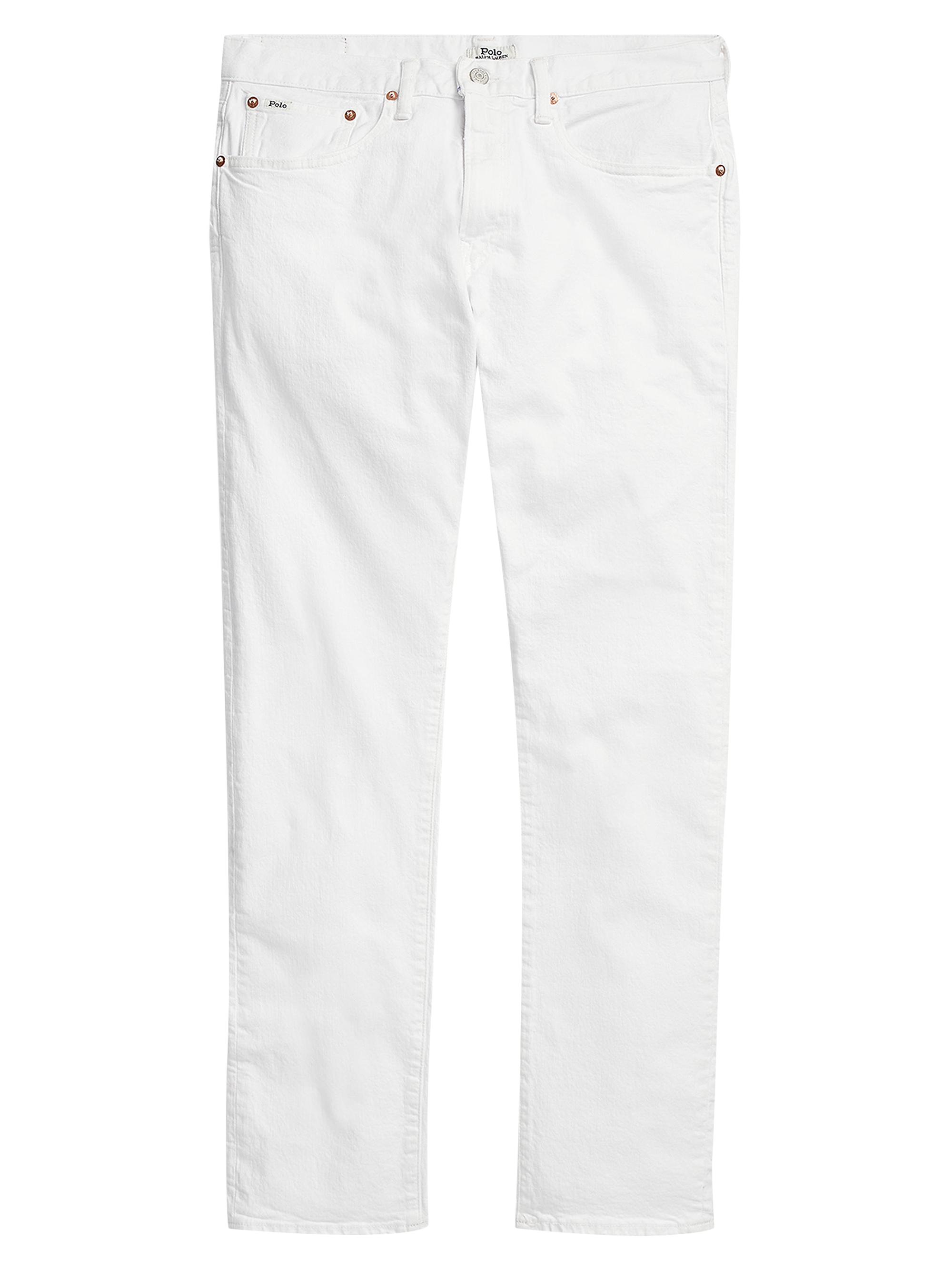 Polo Ralph Lauren Men's Sullivan 5-Pocket Jeans - White Stretch