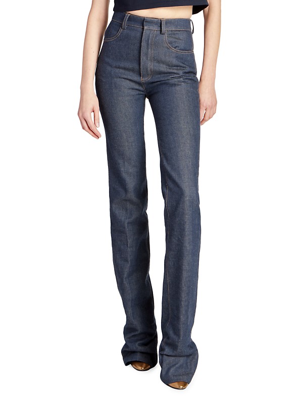 Shop Saint Laurent Denim Bootcut Pants | Saks Fifth Avenue Shop Saint Laurent Denim Bootcut Pants | Saks Fifth Avenue