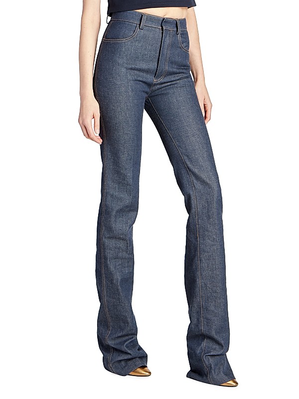 Shop Saint Laurent Denim Bootcut Pants | Saks Fifth Avenue Shop Saint Laurent Denim Bootcut Pants | Saks Fifth Avenue