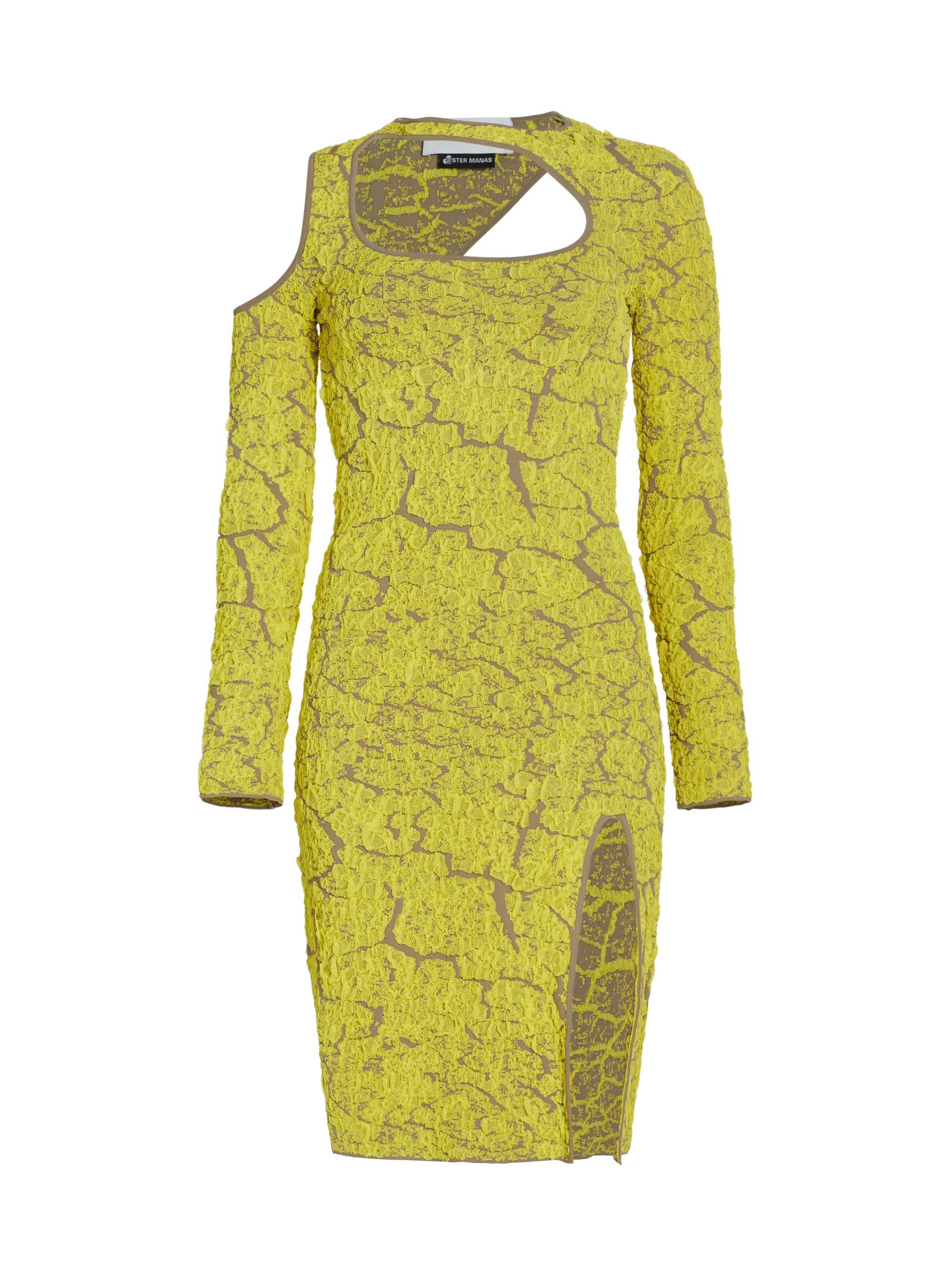AZ Factory Textured Jacquard Knit Cut-Out Dress | Saks Fifth Avenue