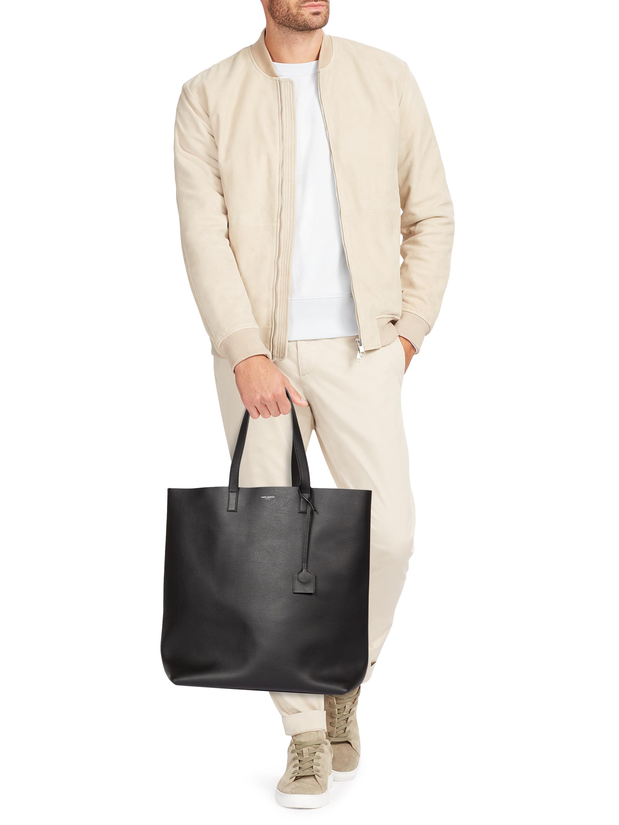 専用❗️Saint Laurent 'Bold' Tote Bag Saint Laurent Bold Leather Tote Bag - Black | Editorialist