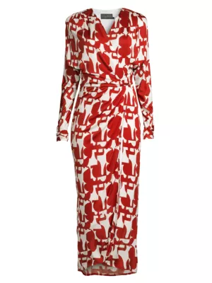 Shop Ginger & Smart Heiress Jersey Wrap Dress | Saks Fifth Avenue