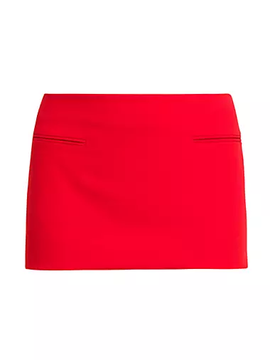 Wool Ultra Miniskirt