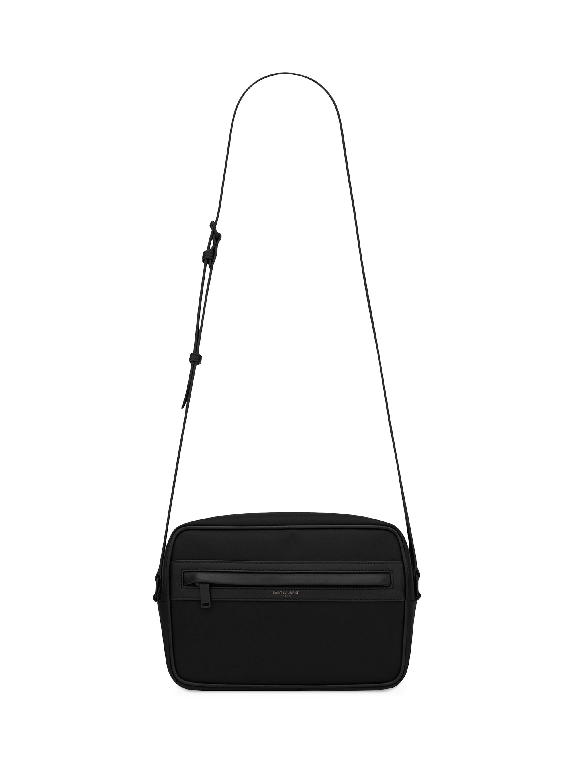 Saint Laurent Men's Nylon Camera Bag - Nero