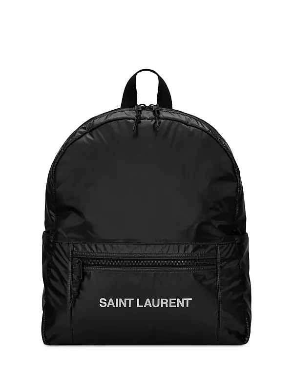 Shop Saint Laurent Nuxx Backpack in Nylon | Saks Fifth Avenue
