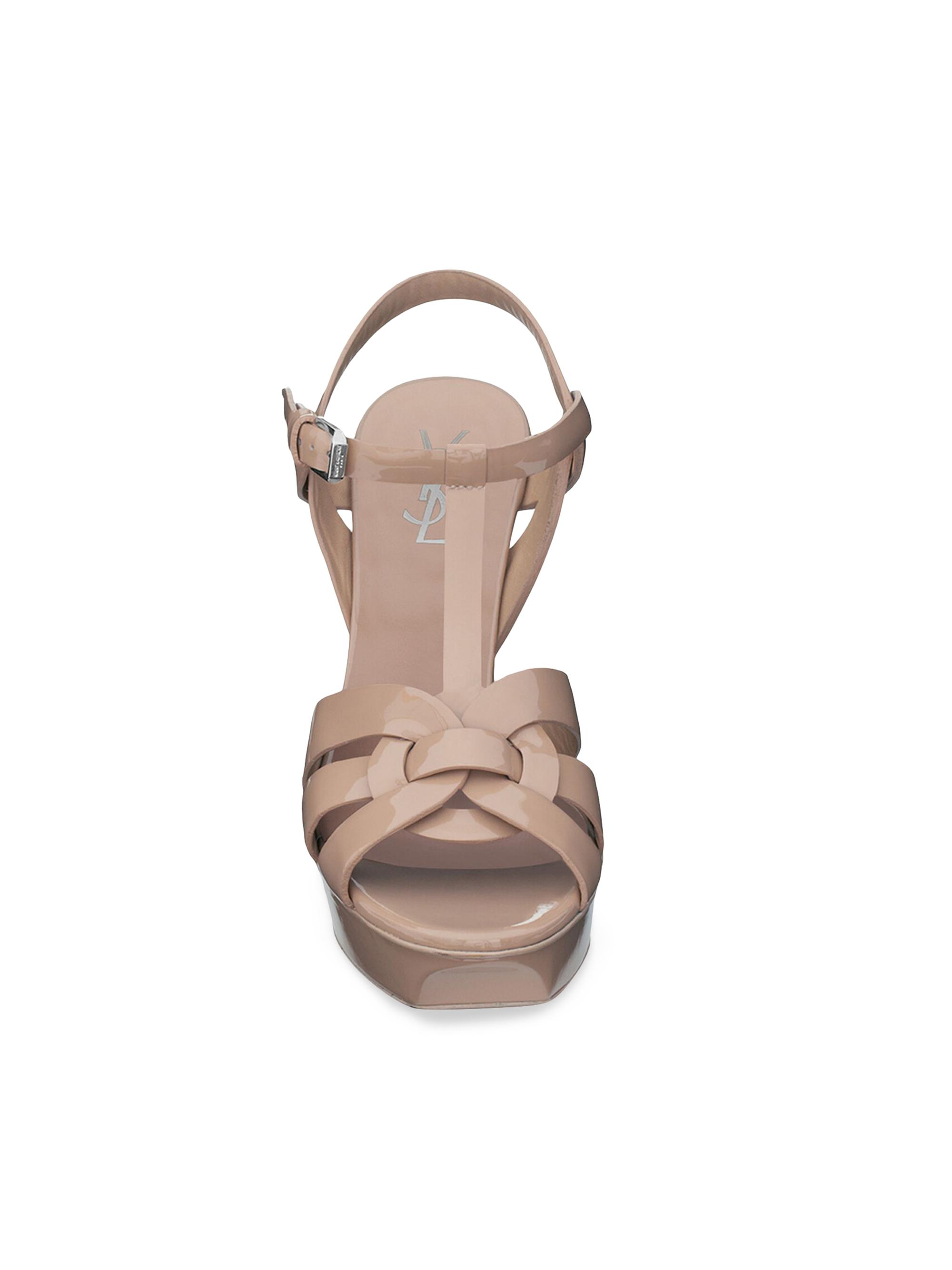 tribute leather platform sandals