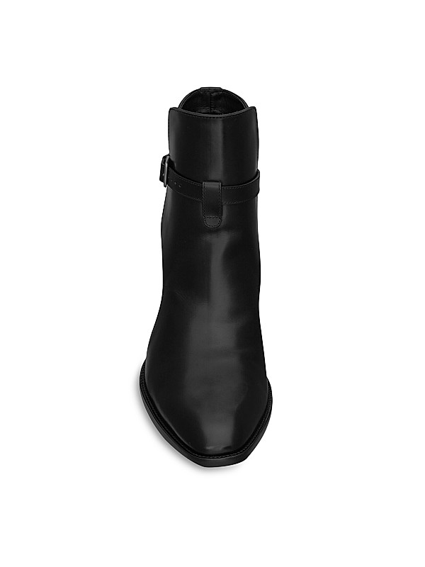 Shop Saint Laurent Wyatt Leather Ankle Boots | Saks Fifth Avenue Shop Saint Laurent Wyatt Leather Ankle Boots | Saks Fifth Avenue
