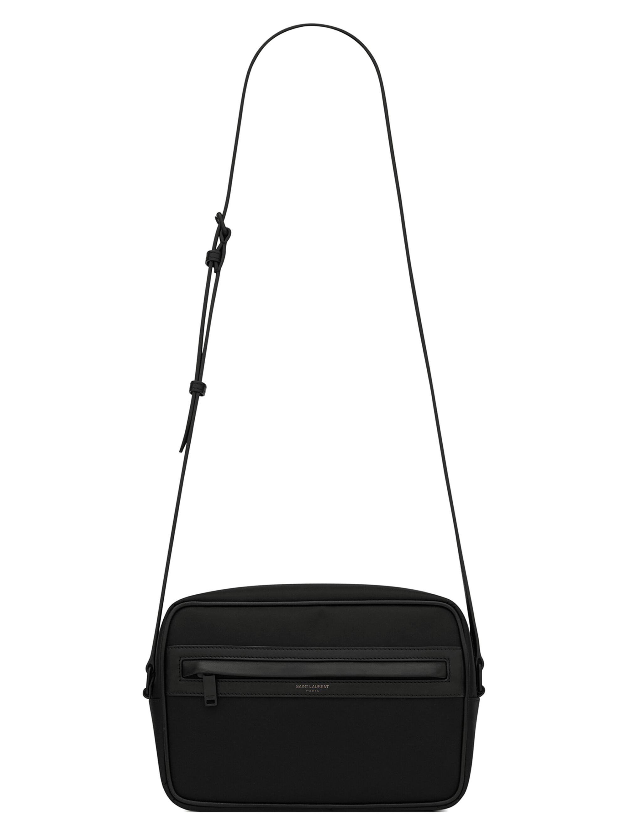Saint Laurent Men's Camp Crossbody Camera Bag - Nero