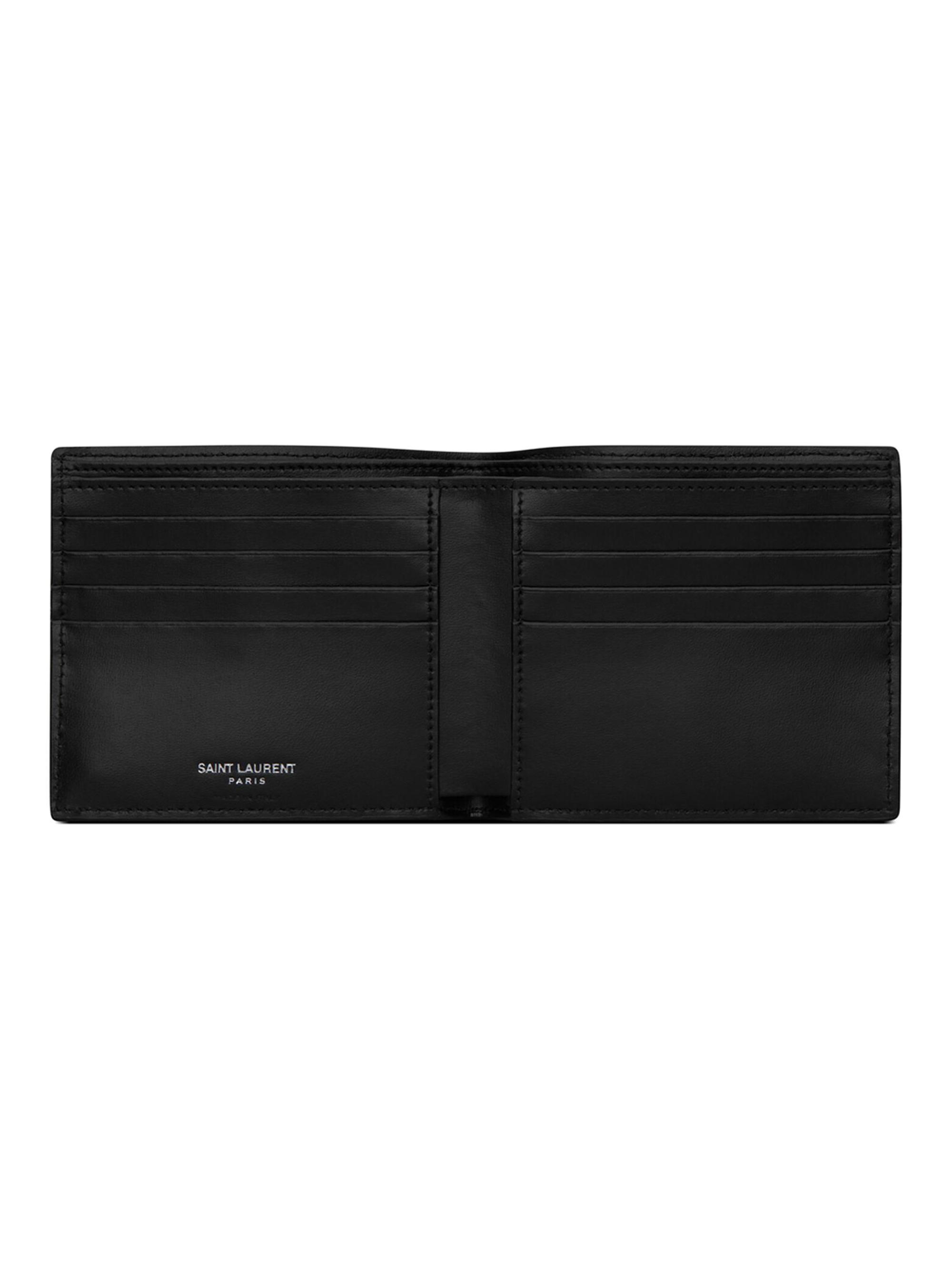 Saint Laurent Leather Billfold Wallet | Saks Fifth Avenue