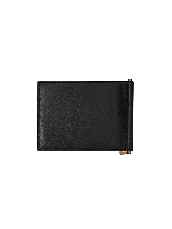 Shop Saint Laurent Leather Logo Wallet | Saks Fifth Avenue Shop Saint Laurent Leather Logo Wallet | Saks Fifth Avenue