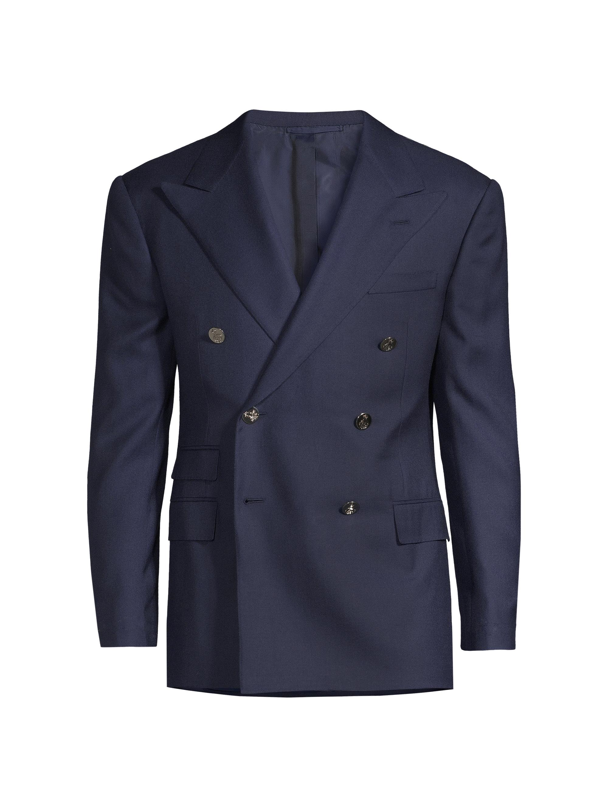 Ralph Lauren Purple Label Wool Double-Breasted Blazer | Saks Fifth