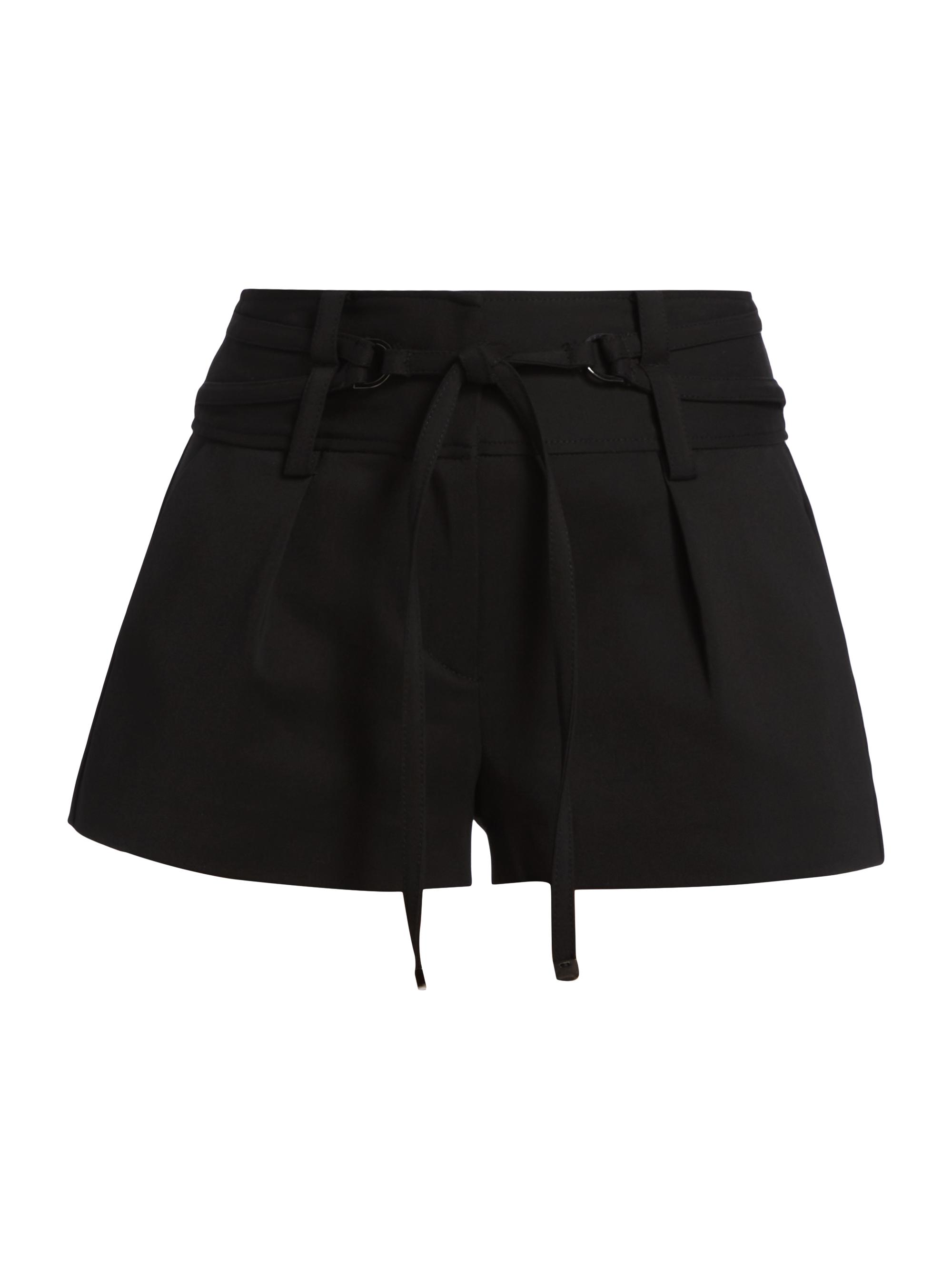 Ramy Brook Women's Daria Cotton-Blend Tie-Waist Shorts - Black