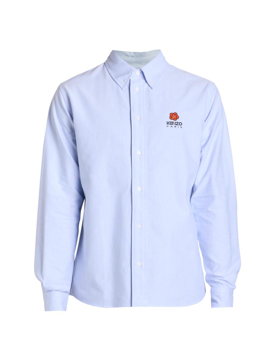 Kenzo Flower Crest Long-Sleeve Button-Down Shirt | Saks