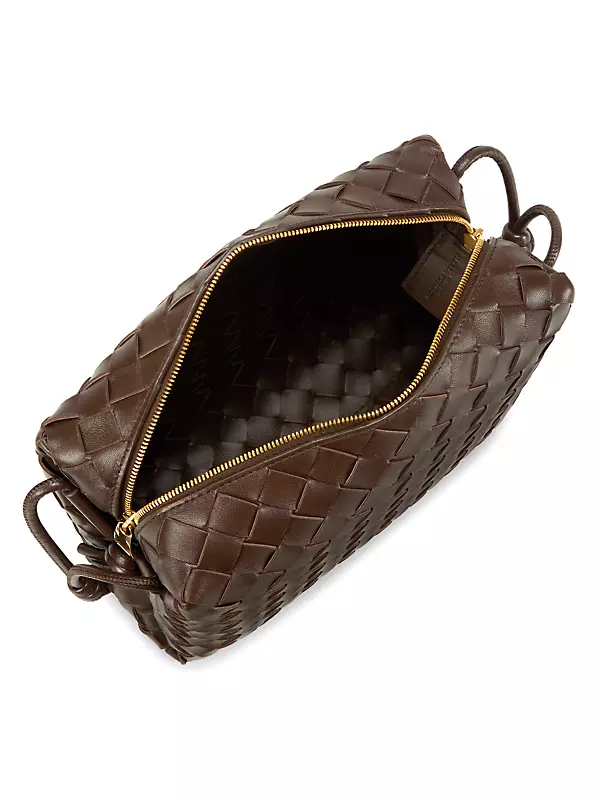 Louis Vuitton Womens Pouch 23 Monogram Bucket Mini Bag Brown Gold Chain Zip