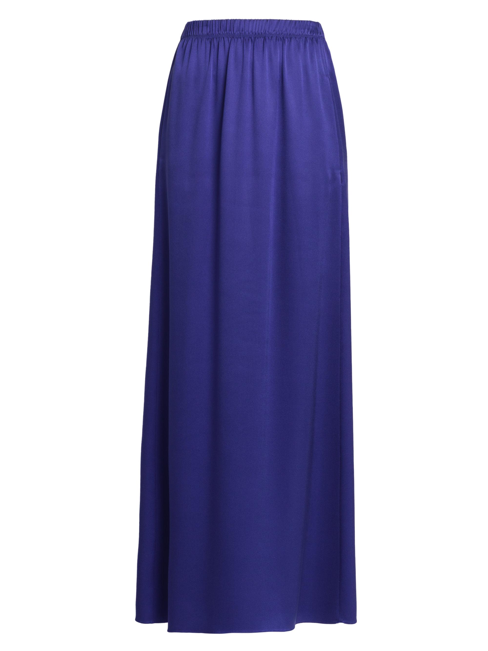 Giorgio Armani Women's Silk Maxi Skirt - Amethyst