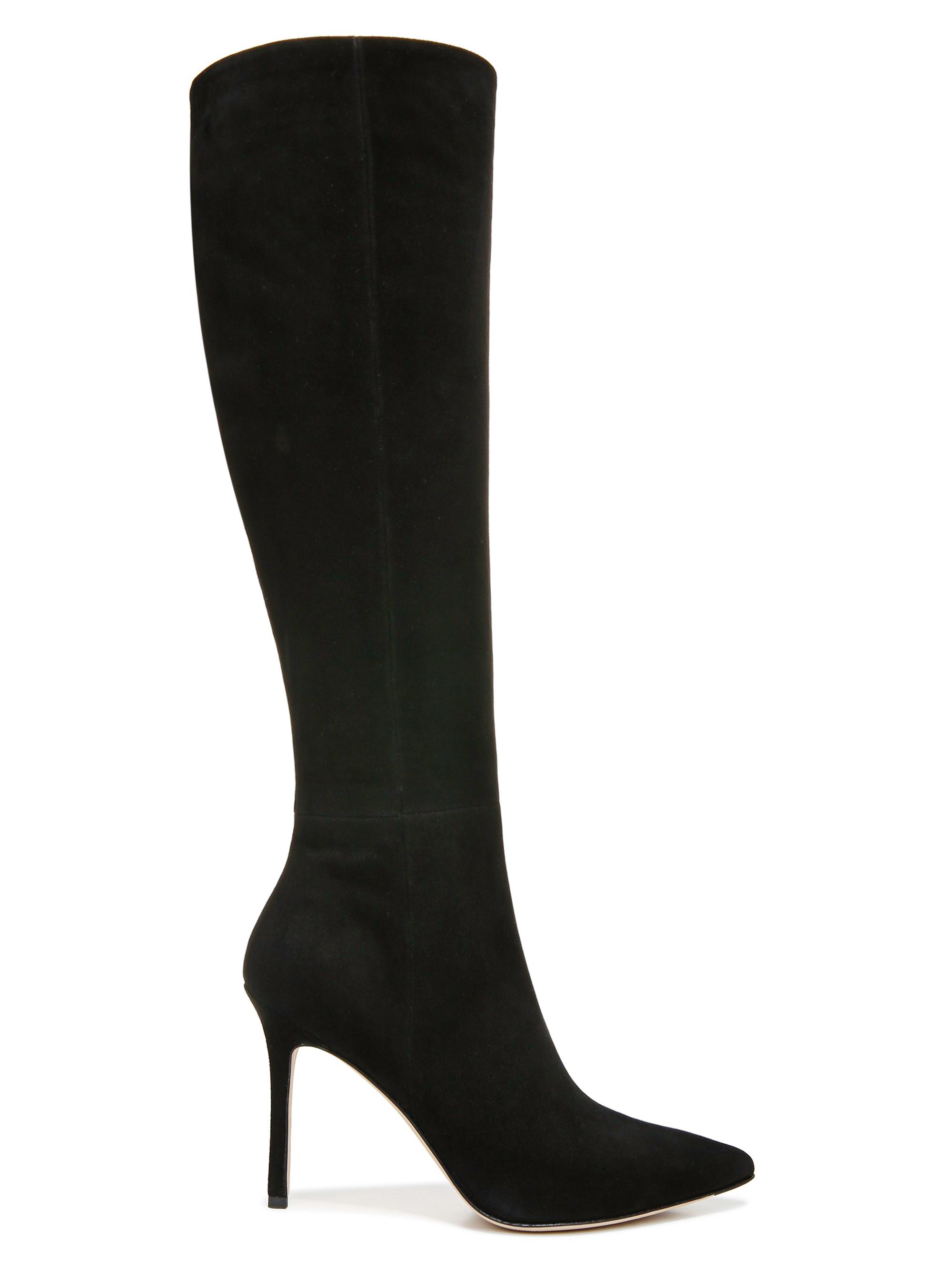 Veronica Beard Women's Lisa 95MM Knee-High Suede Boots - Black