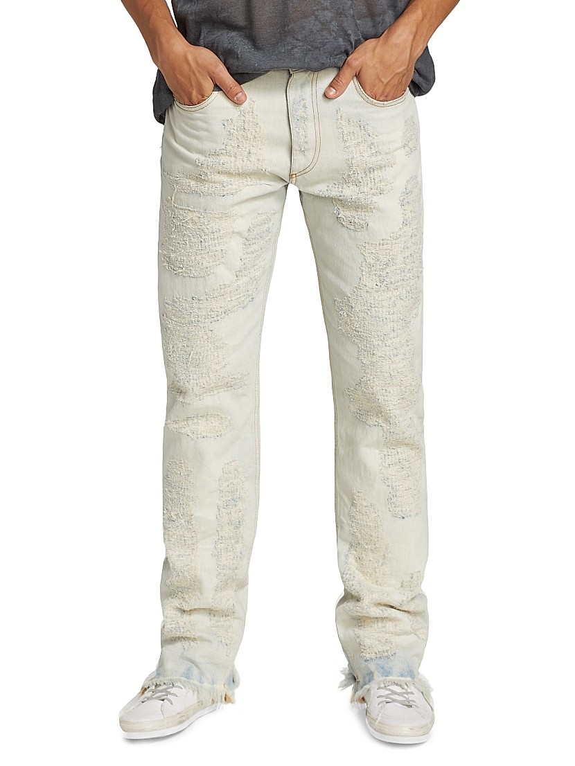 Shop 1017 ALYX 9SM Destroyed Distressed Straight-Leg Jeans Shop 1017 ALYX 9SM Destroyed Distressed Straight-Leg Jeans