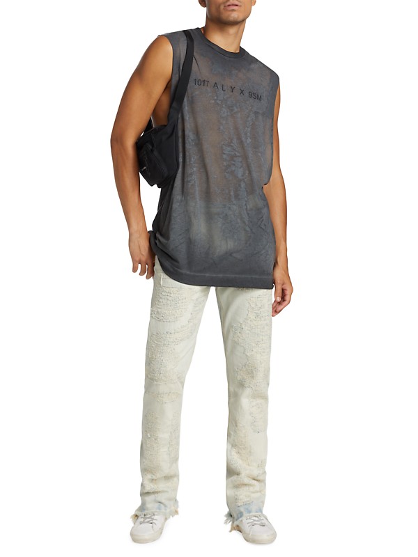 Shop 1017 ALYX 9SM Destroyed Distressed Straight-Leg Jeans Shop 1017 ALYX 9SM Destroyed Distressed Straight-Leg Jeans