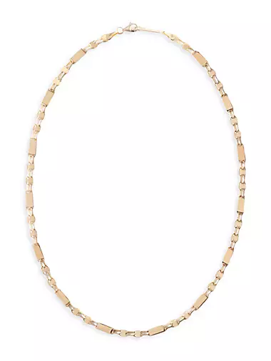 St Barts 14K Yellow Gold Chain Necklace