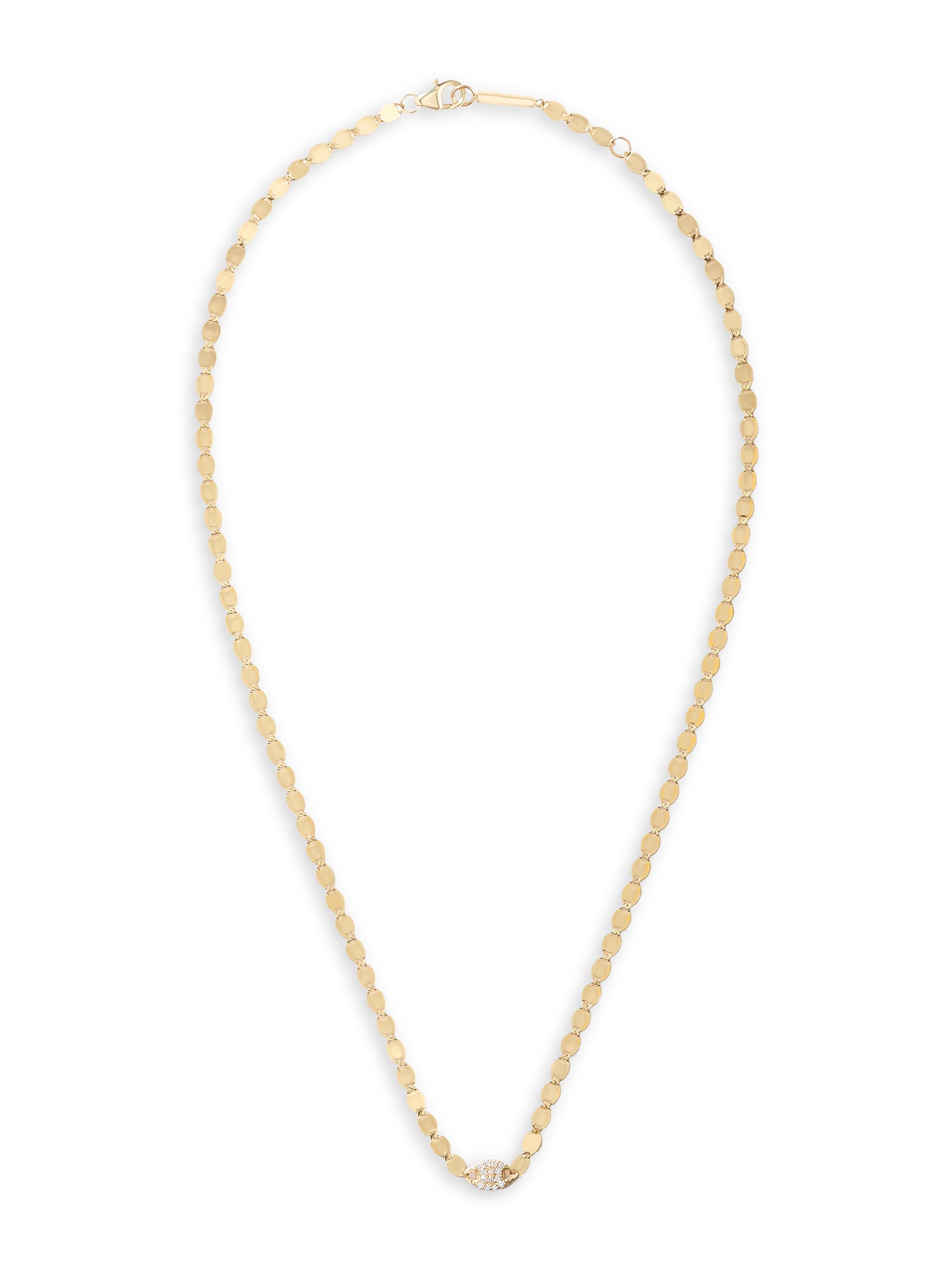 Lana Women's Flawless Nude 14K Yellow Gold & 0.07 TCW Diamond Chain Bracelet - Yellow Gold