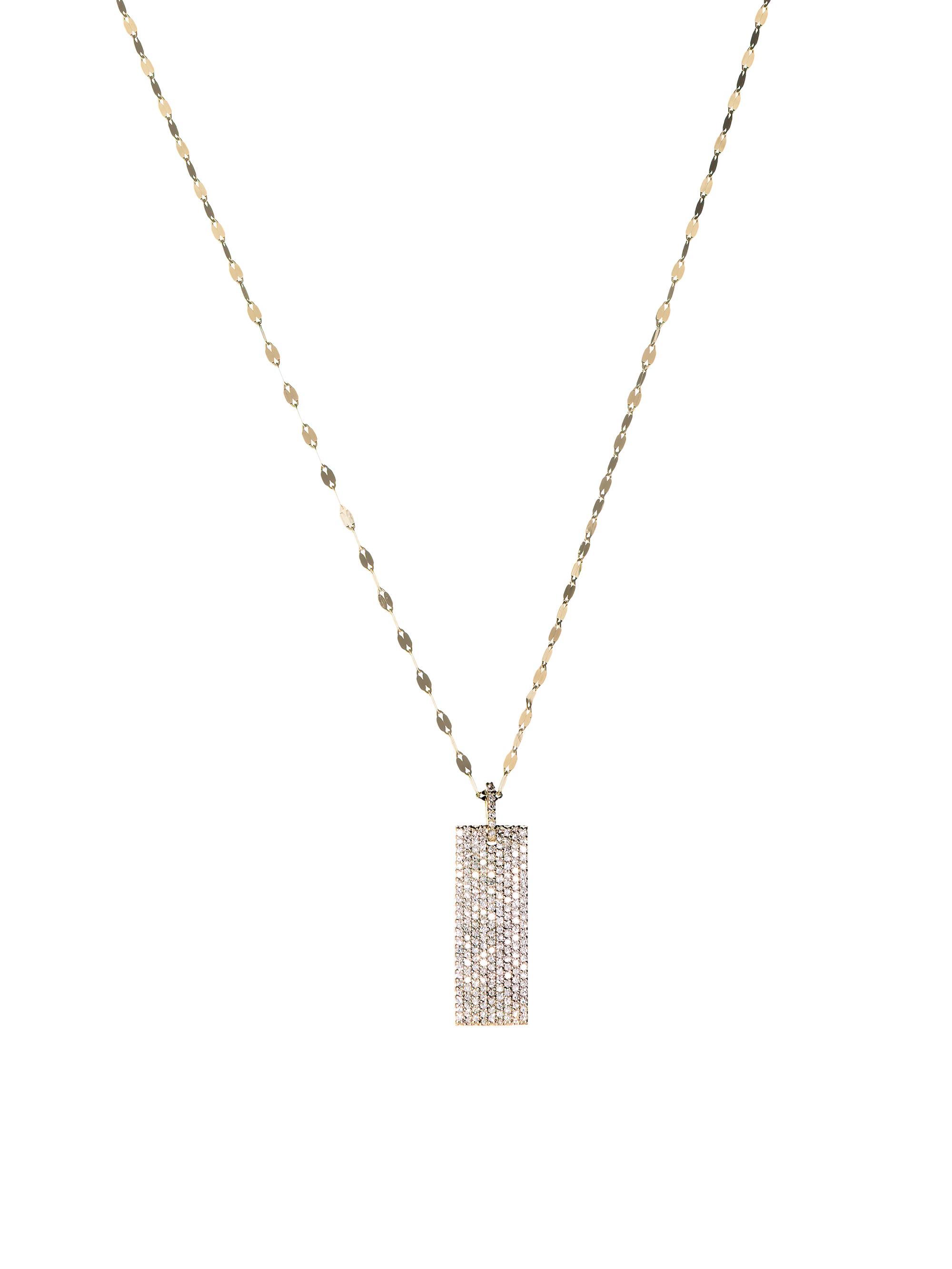 Lana Women's Flawless 14K Yellow Gold & 1.048 TCW Diamond Tag Pendant Necklace - Yellow Gold