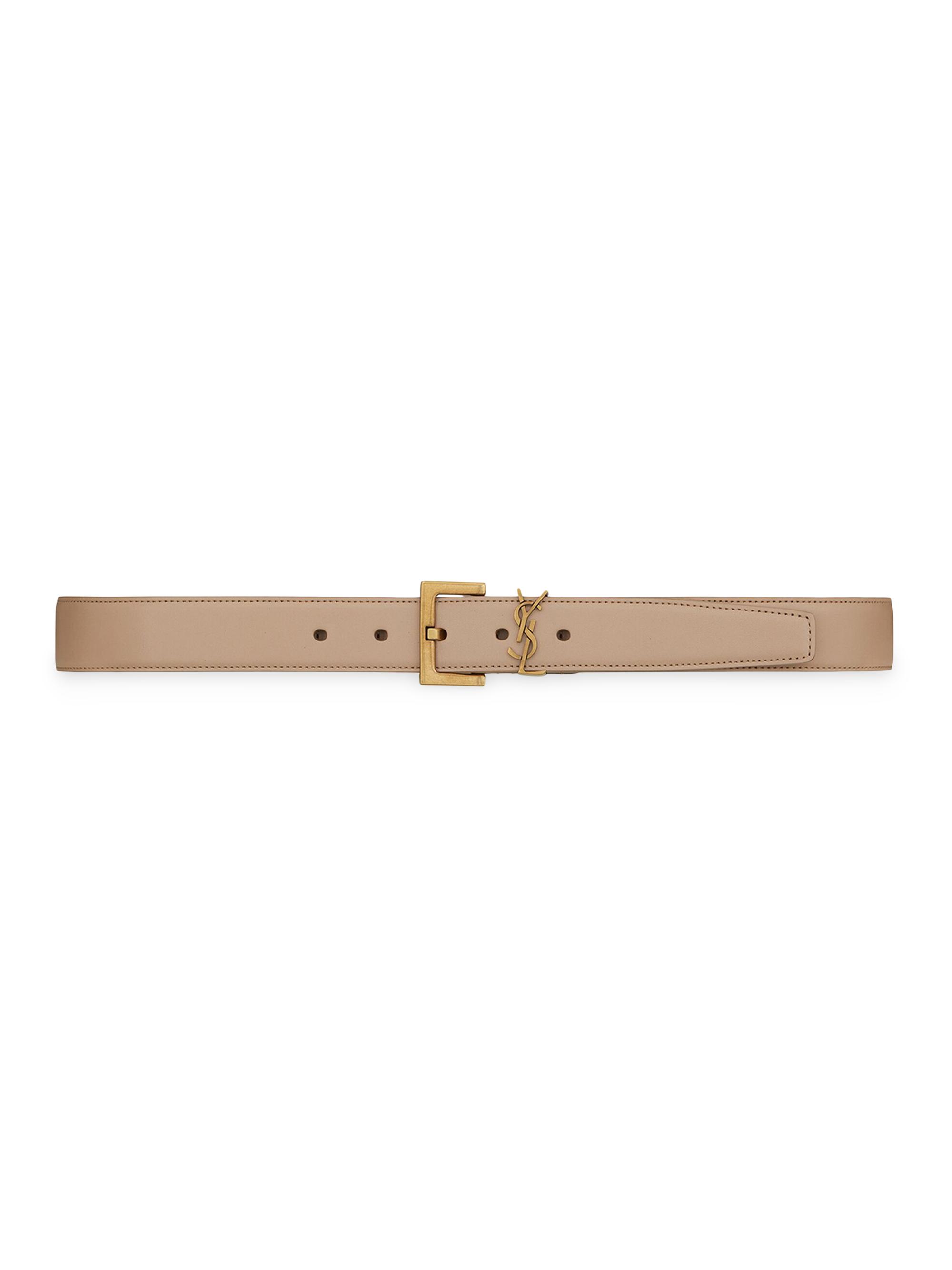 【SAINT LAURENT】Cassandra belt スムースレザー Cassandre belt in smooth leather | Saint Laurent | YSL US