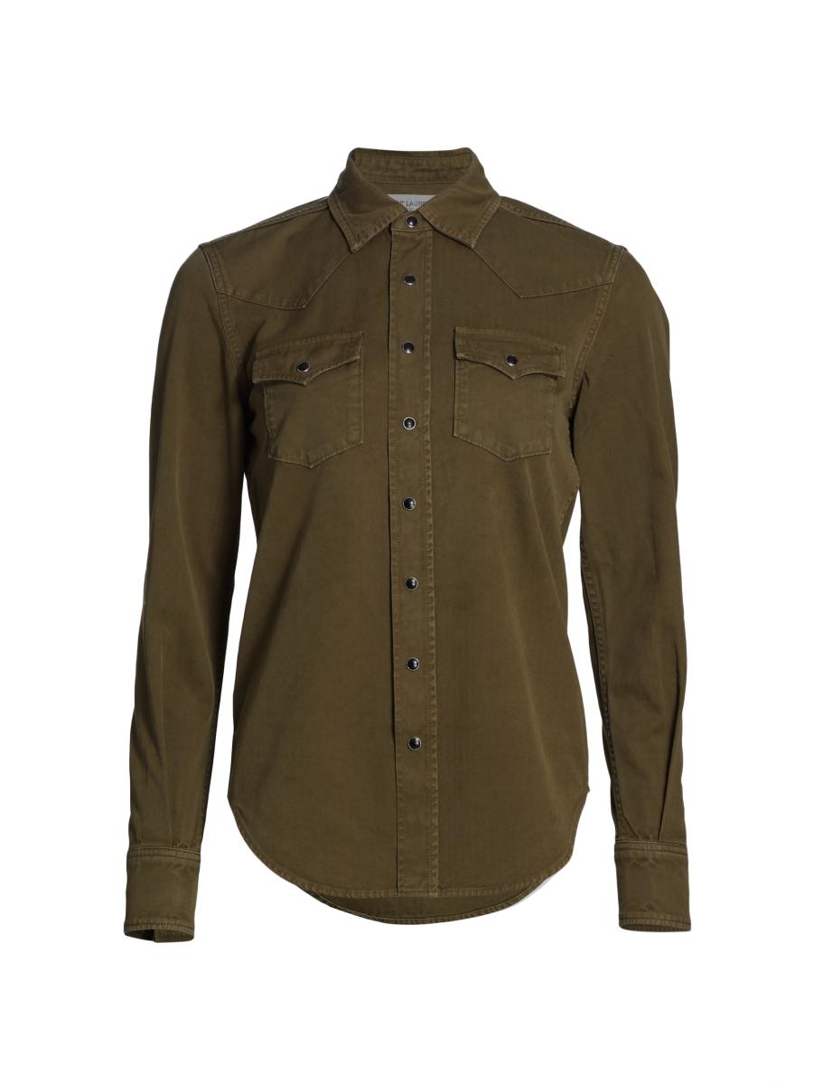 Saint Laurent Classic Western Shirt | Saks Fifth Avenue