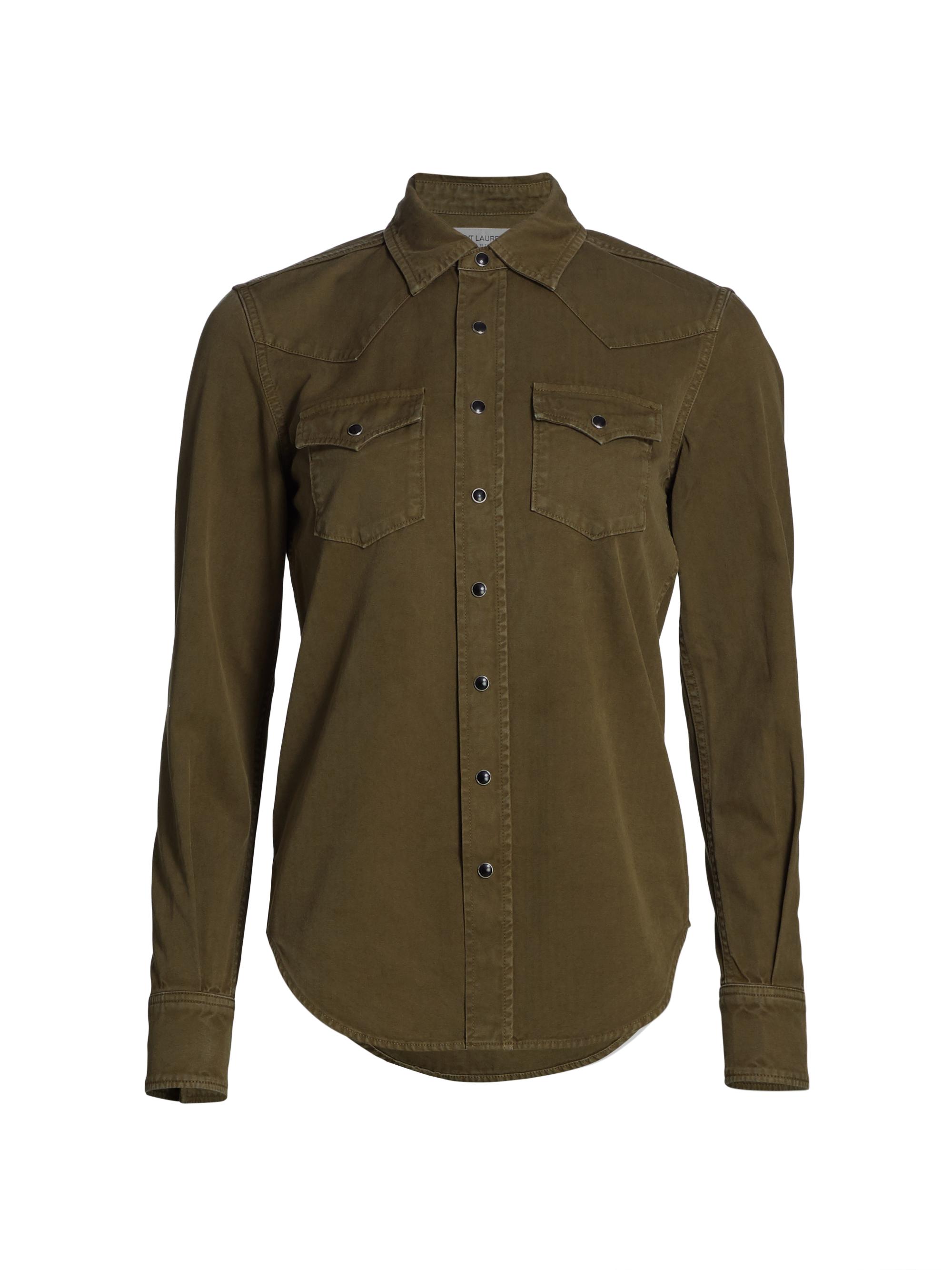 新品！SAINT LAURENT シルクウエスタンロックシャツ 定価14.9万円 新品！SAINT LAURENT シルクウエスタンロックシャツ 定価14.9万円