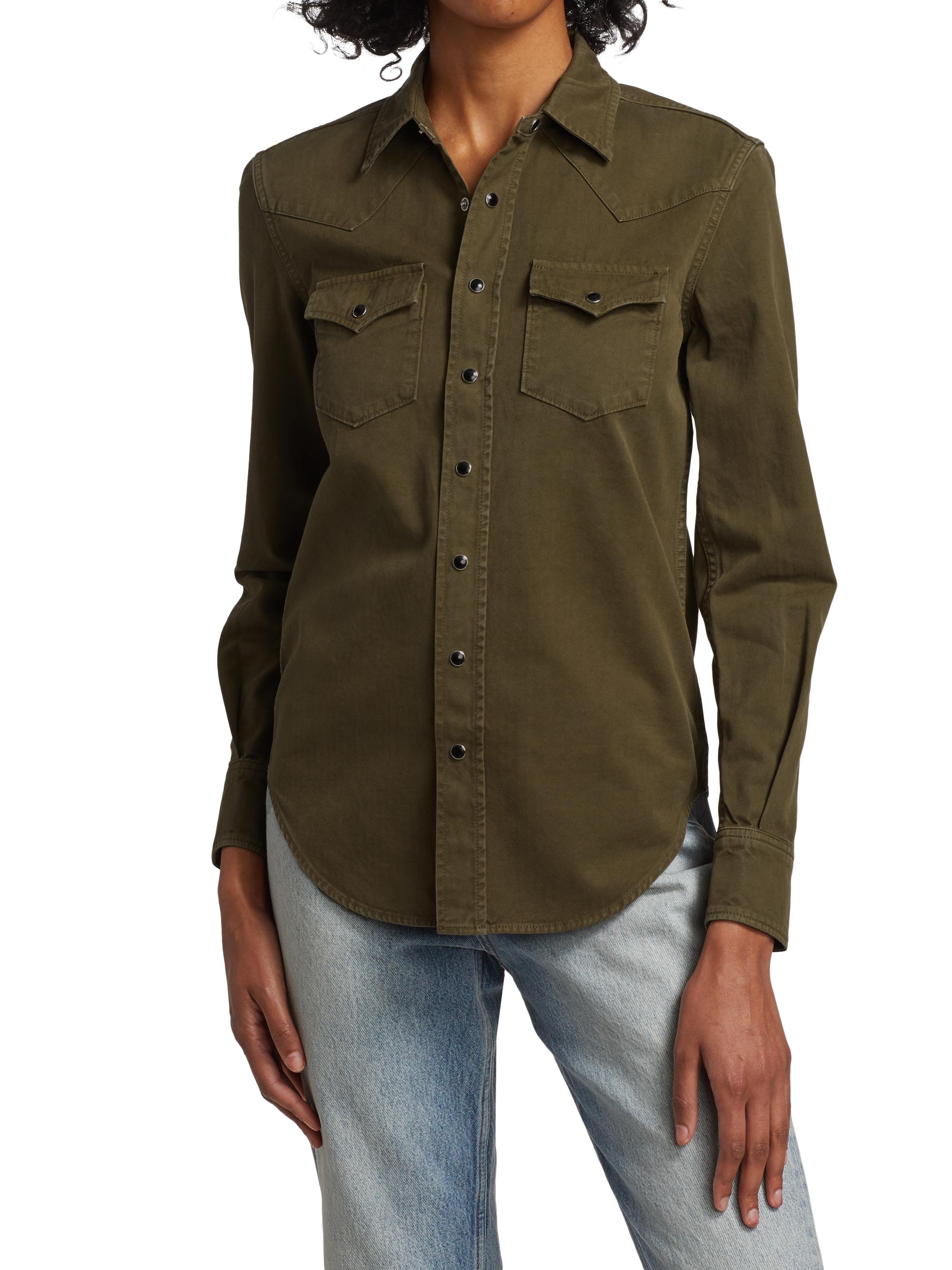 Saint Laurent Classic Western Shirt | Saks Fifth Avenue