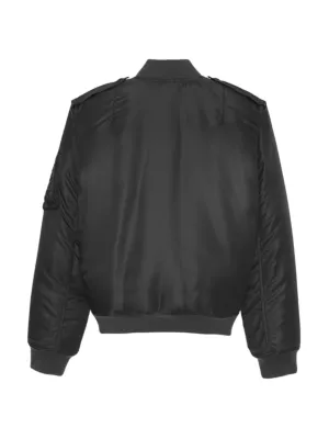 Shop Saint Laurent Bomber Jacket In Nylon | Saks Fifth Avenue