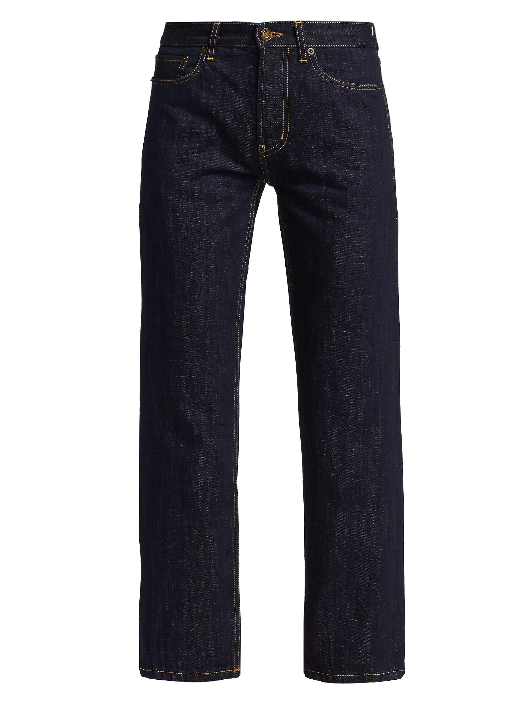 Saint Laurent Venice Straight-Leg Ankle-Crop Jeans | Saks Fifth Avenue