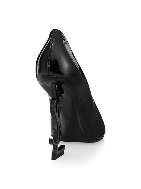 Saks Fifth Avenue Point-toe Leather Pumps US 7 / Black Patent