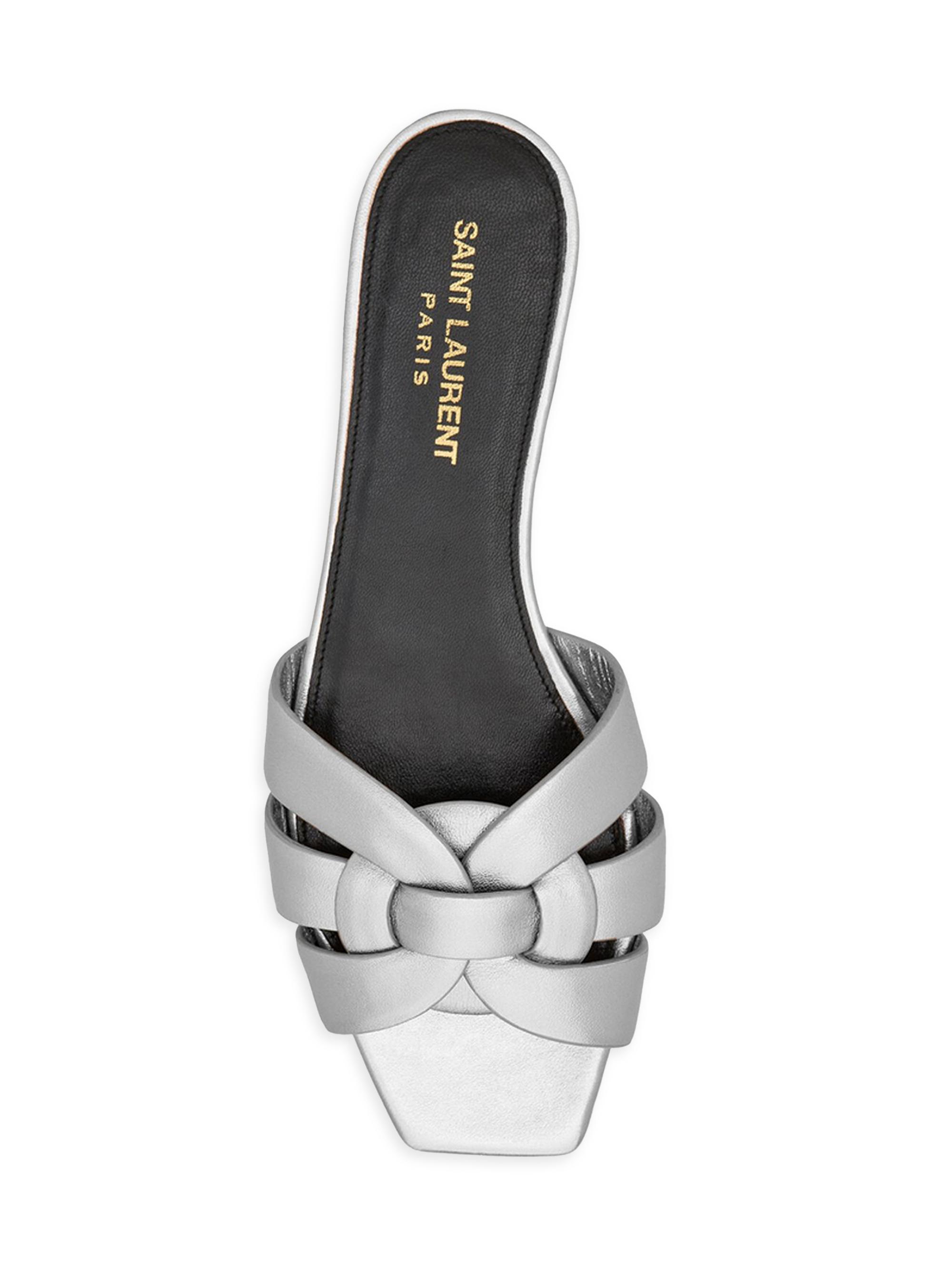 ysl tribute flat mules
