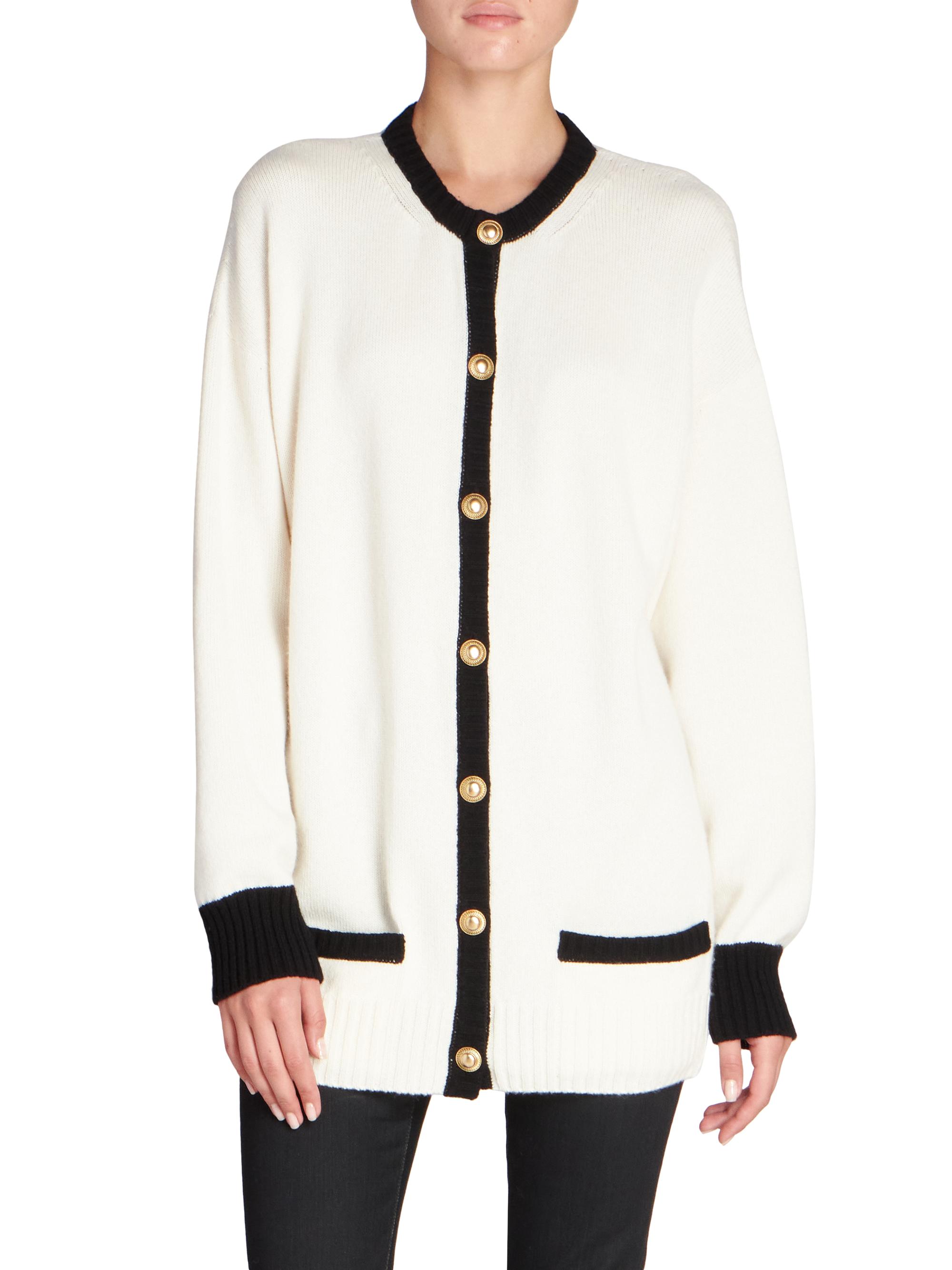 Shop Saint Laurent Lady Cashmere Cardigan Sweater | Saks Fifth Avenue