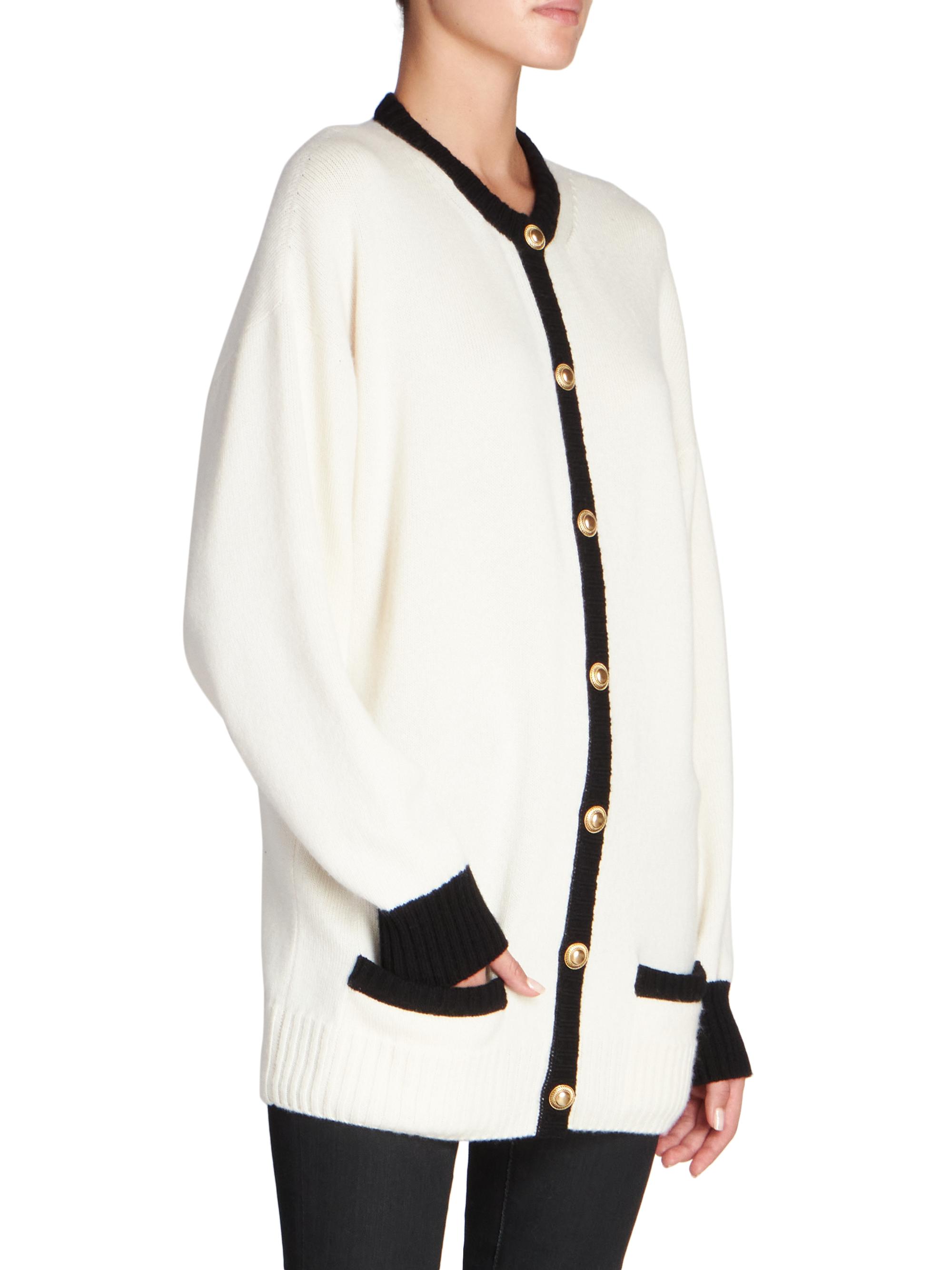 Saint Laurent Lady Cashmere Cardigan Sweater | Saks Fifth Avenue