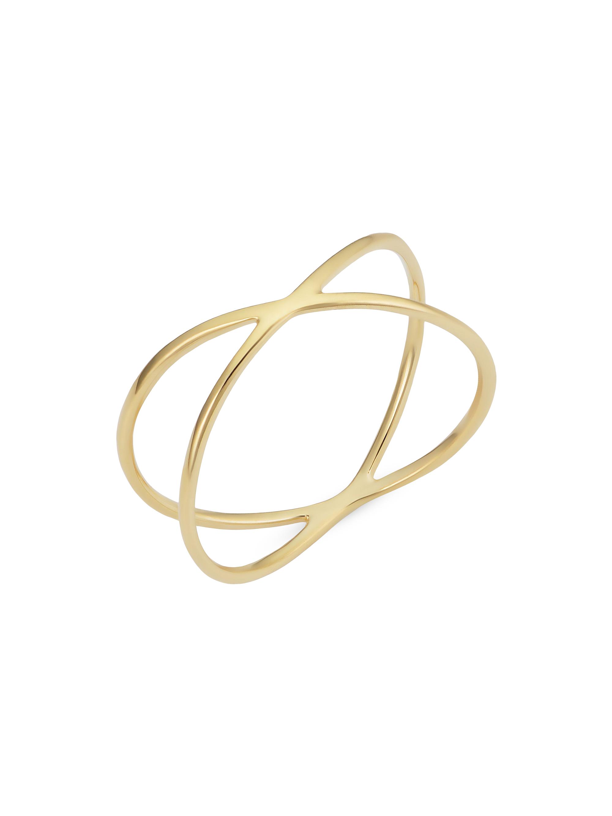 Oradina Women's 14K Yellow Solid Gold West Side Ring - Yellow Gold