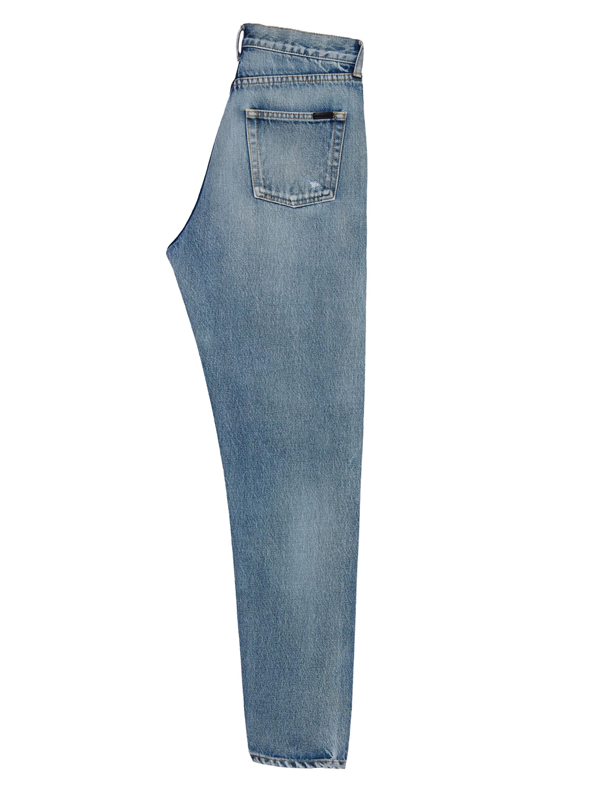 SAINT LAURENT デニム　ジーンズ Saint Laurent Slim-fit Jeans In Santa Monica Blue Denim | Saks